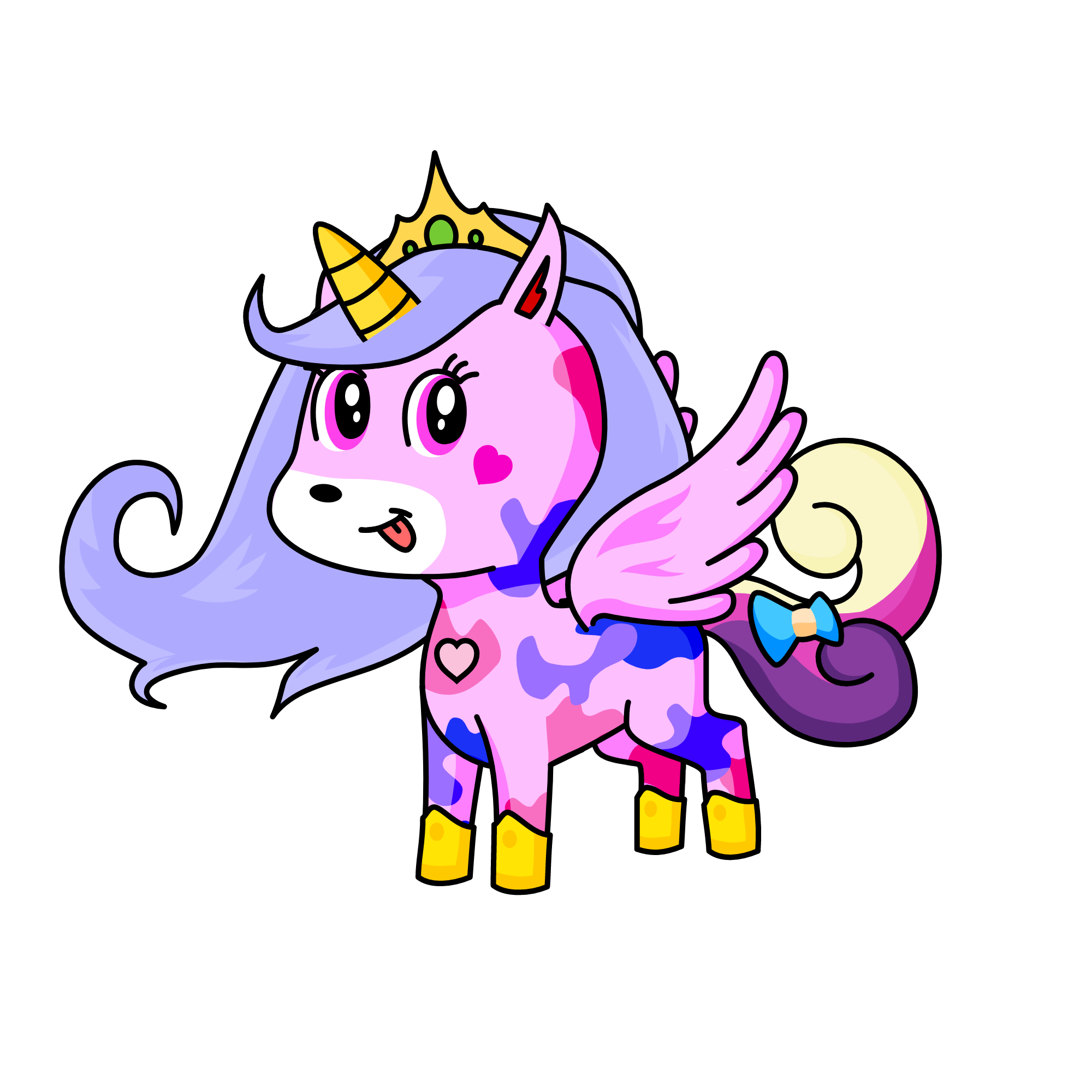Baby unicorn sister, the unicorn