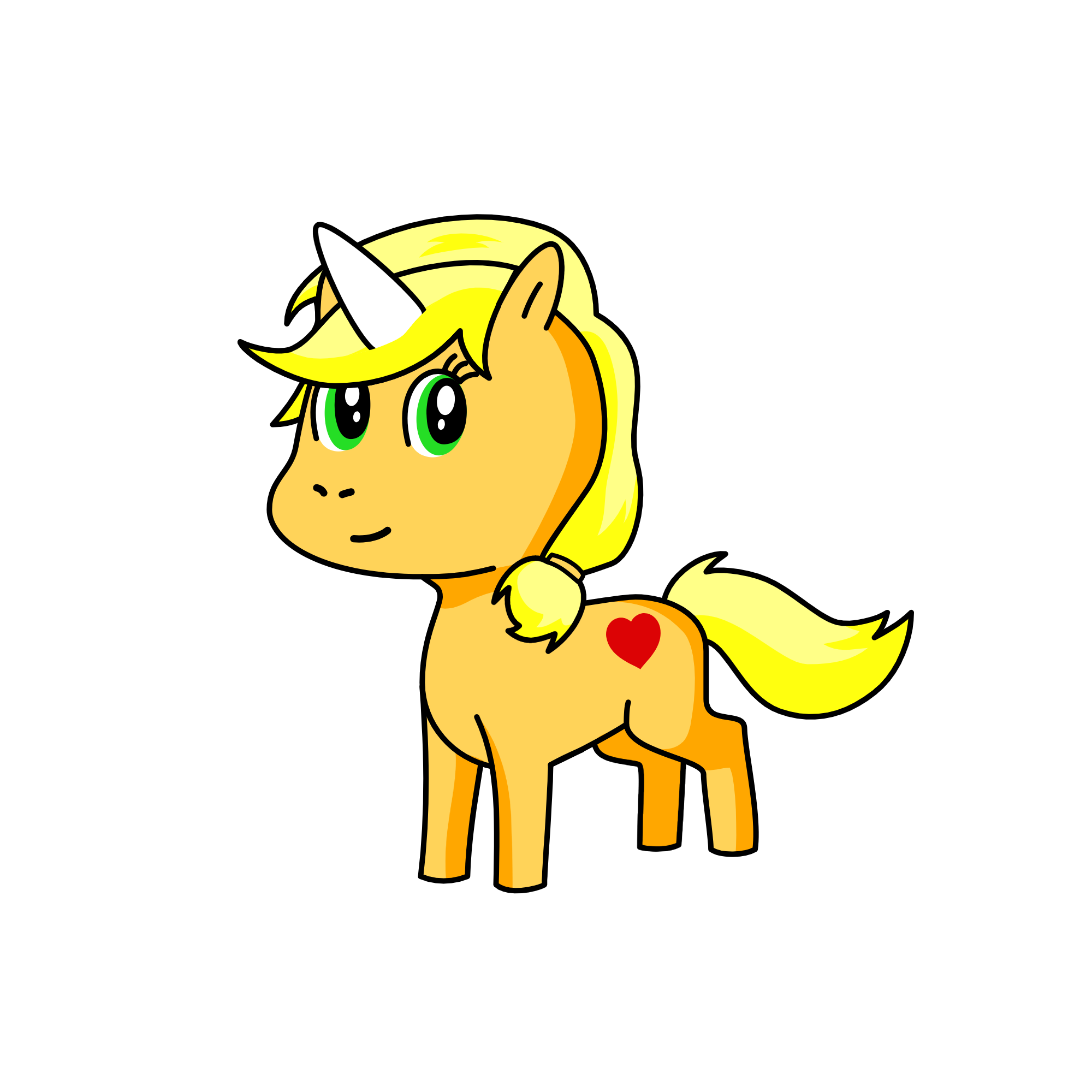 Amelia, the unicorn