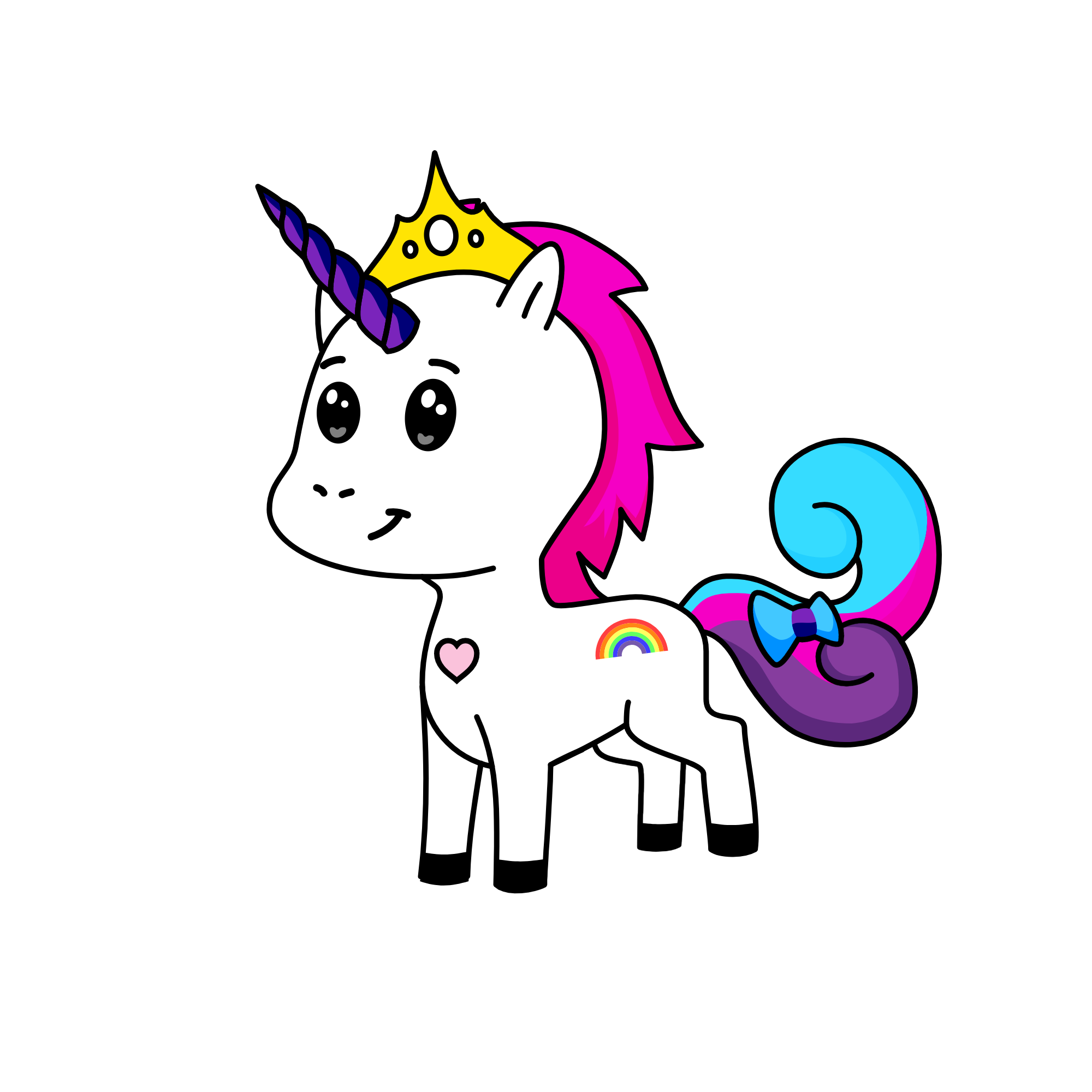 bff, the unicorn