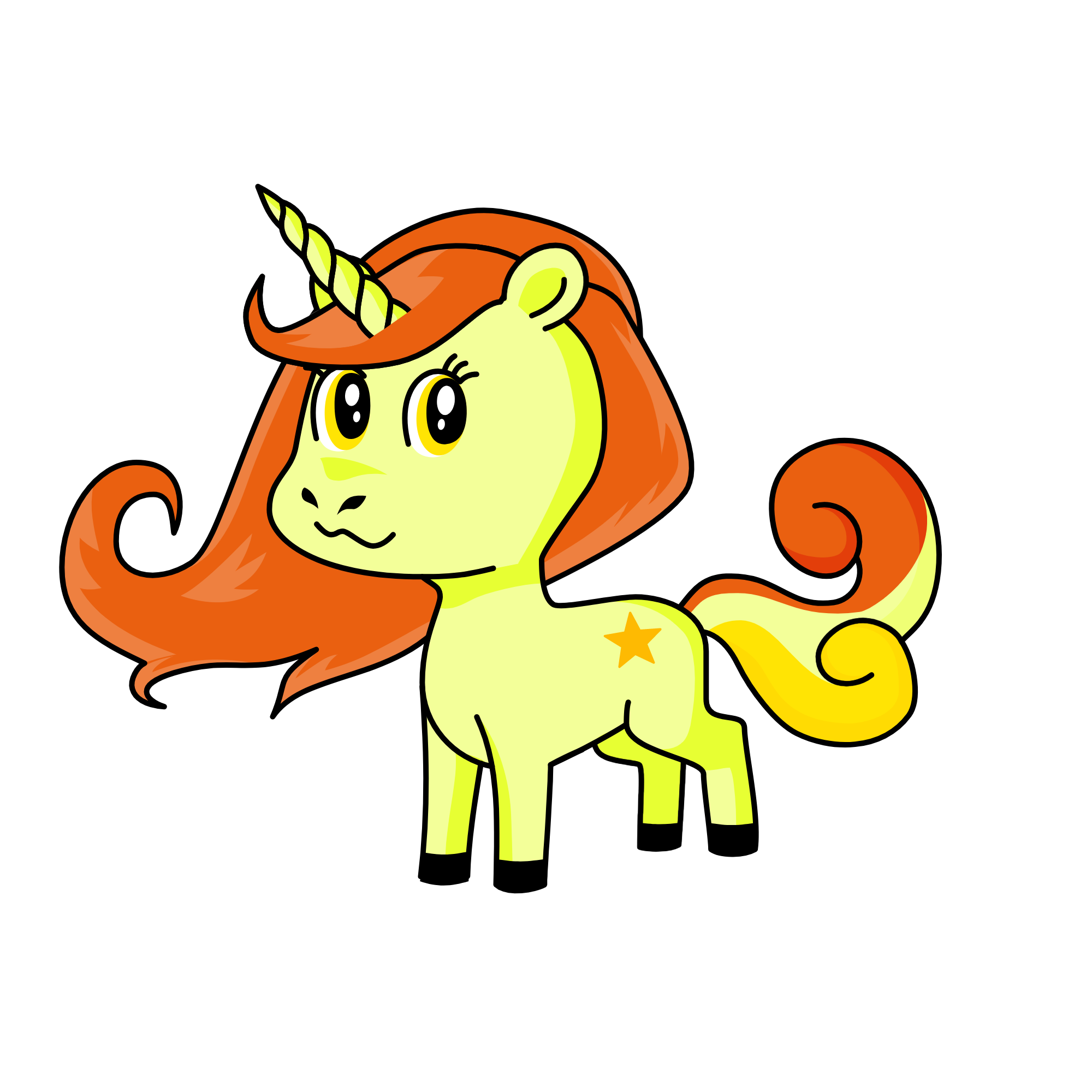 Пони, the unicorn