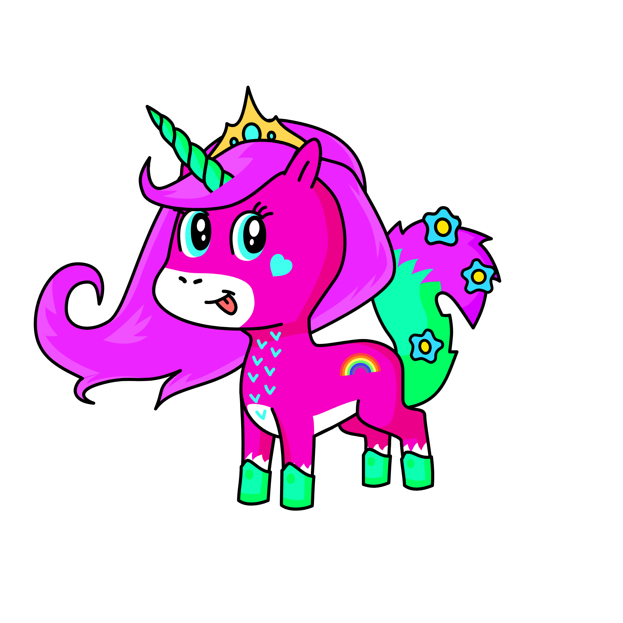 Luluca, the unicorn