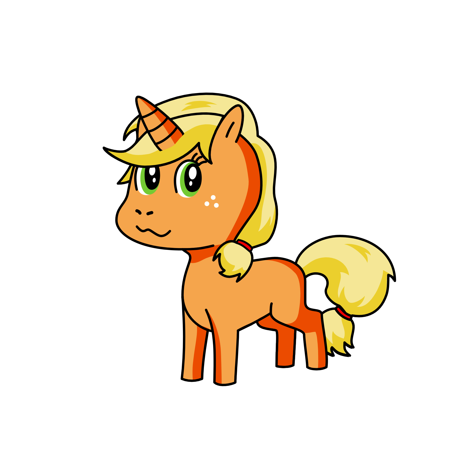 Applejack, the unicorn