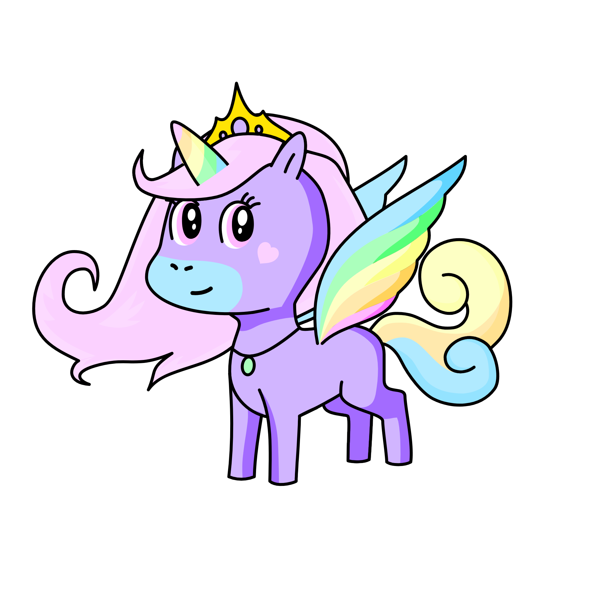 Princess Pastel , the unicorn