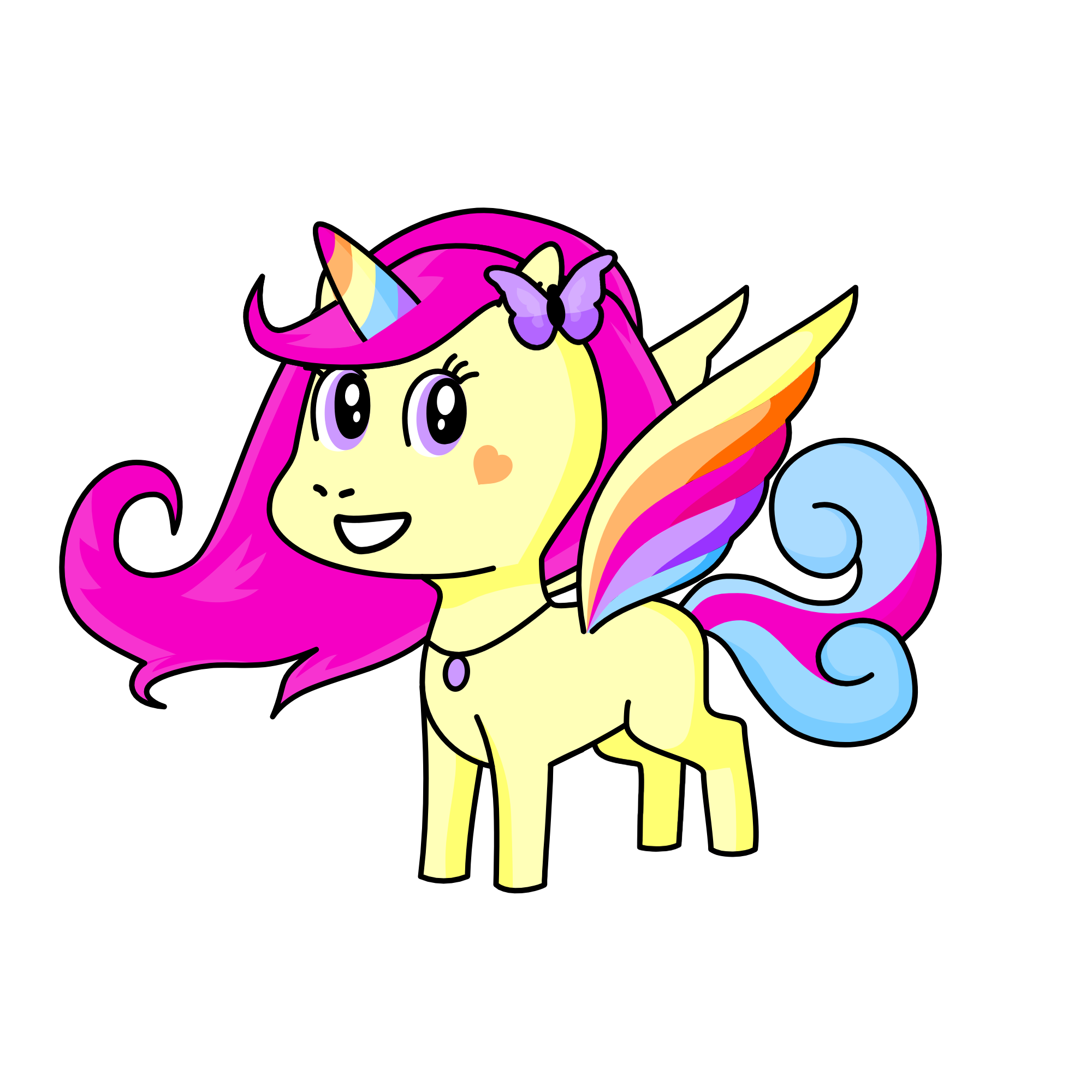 Crystal, the unicorn