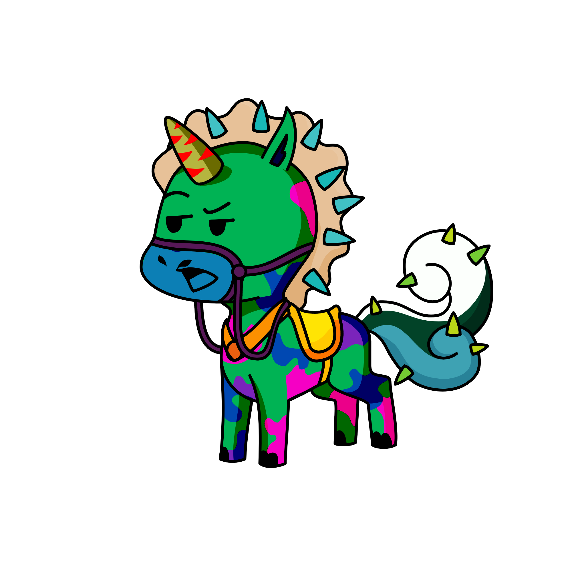 feia Ana Gabriela, the unicorn