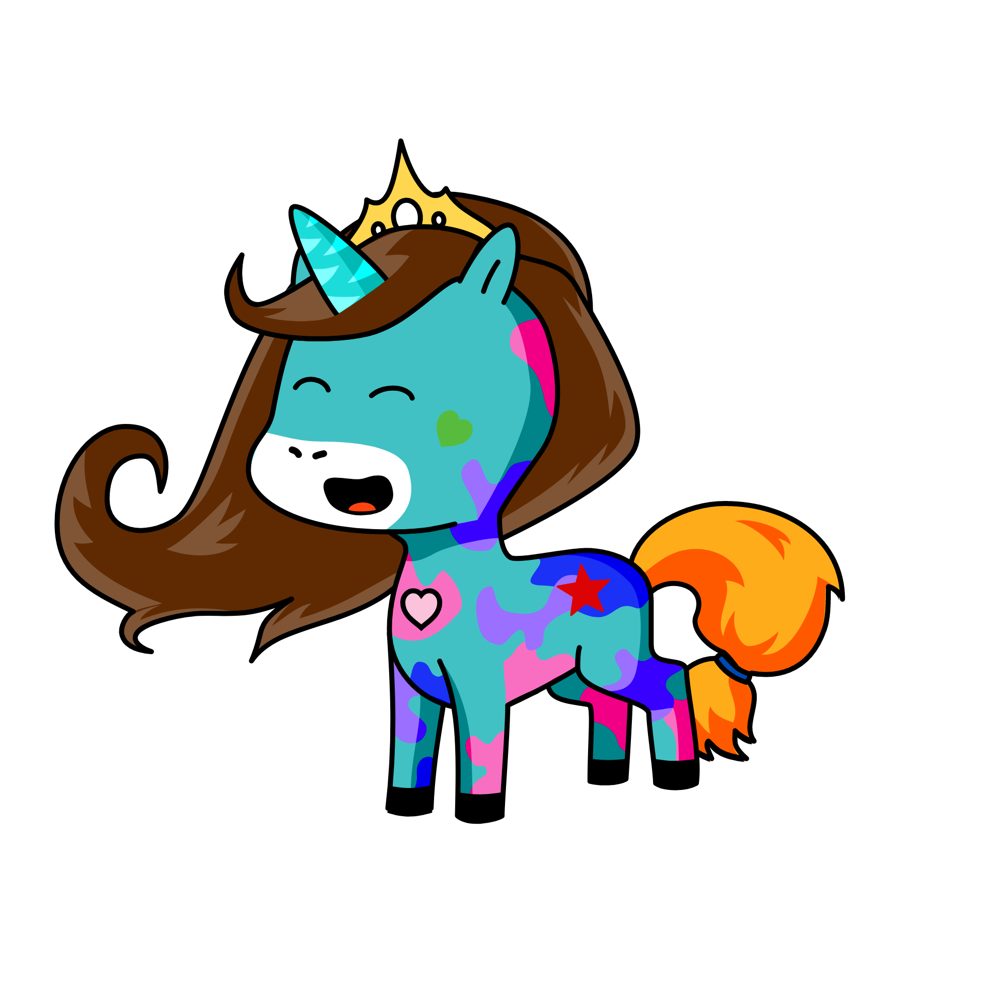 bubbles, the unicorn