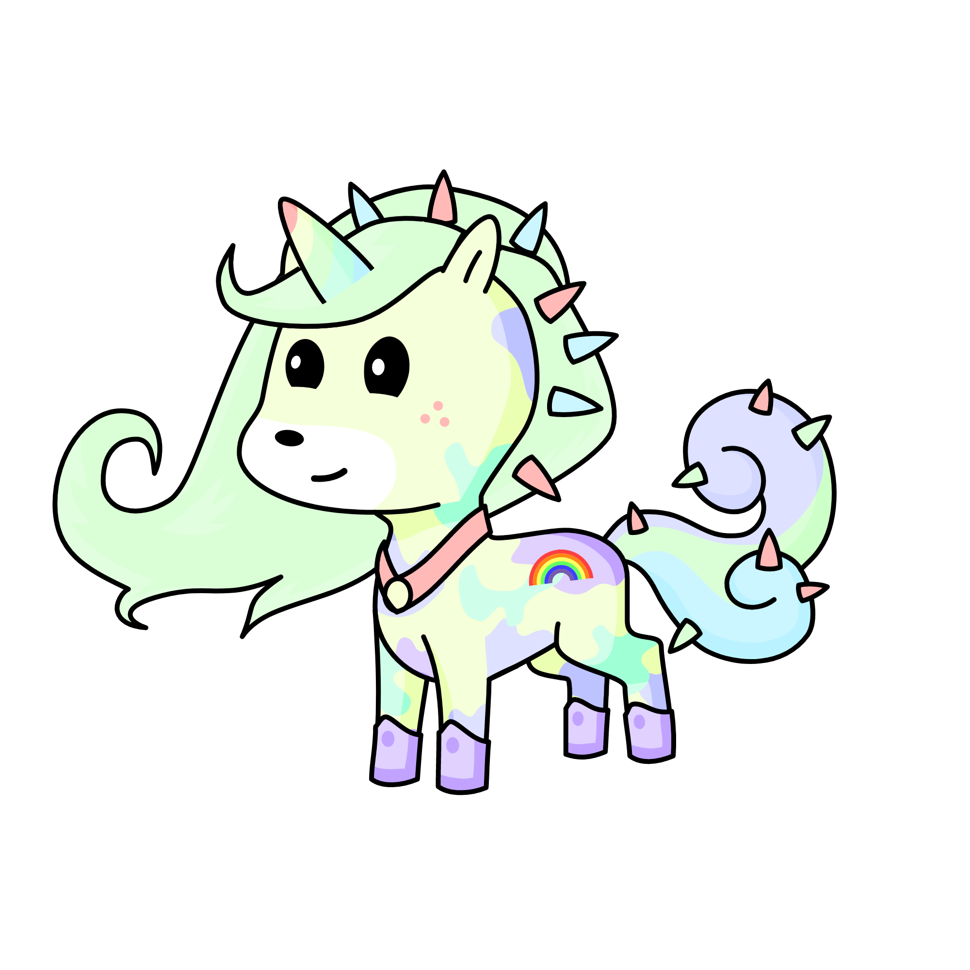 rainbow, the unicorn