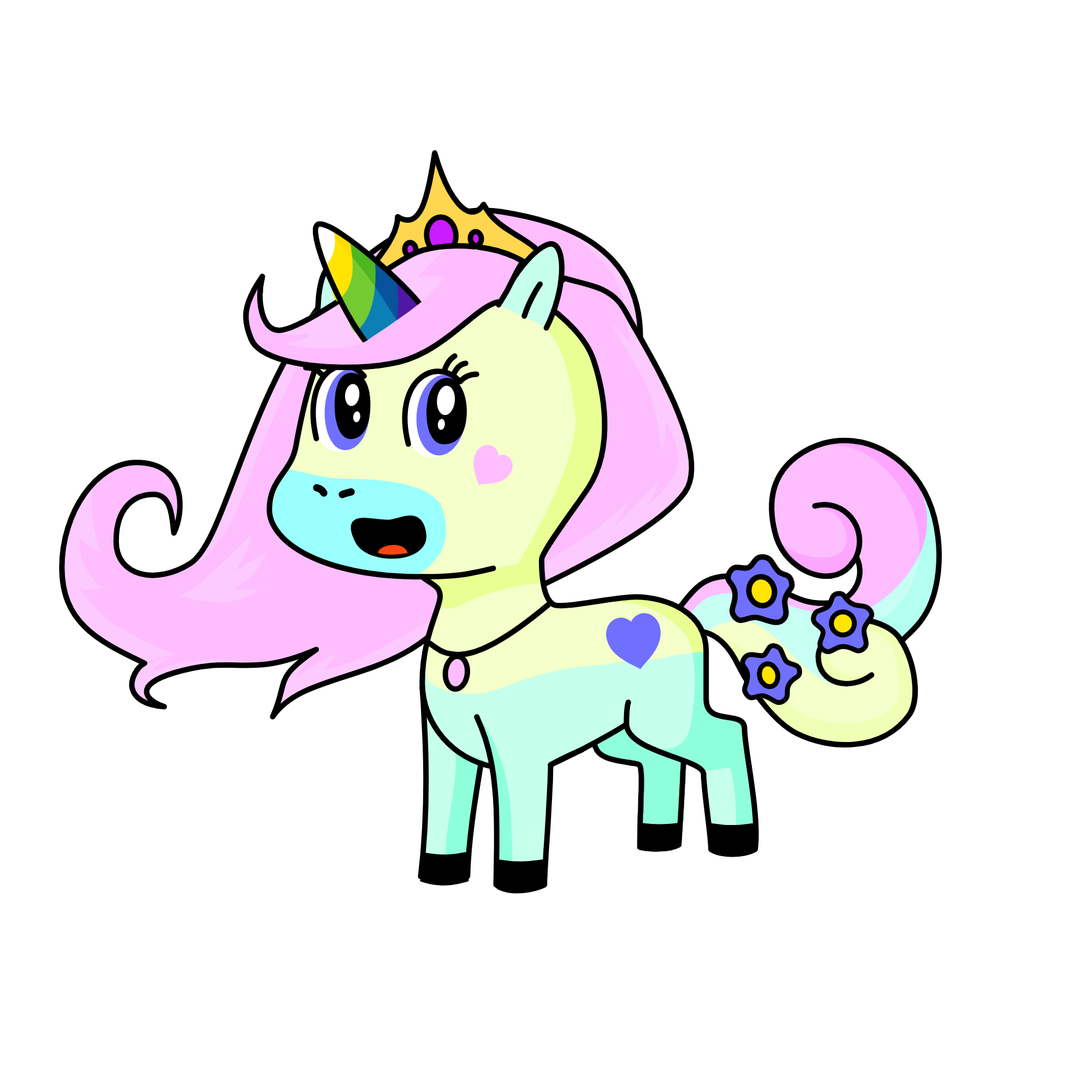 Cotton Candy, the unicorn