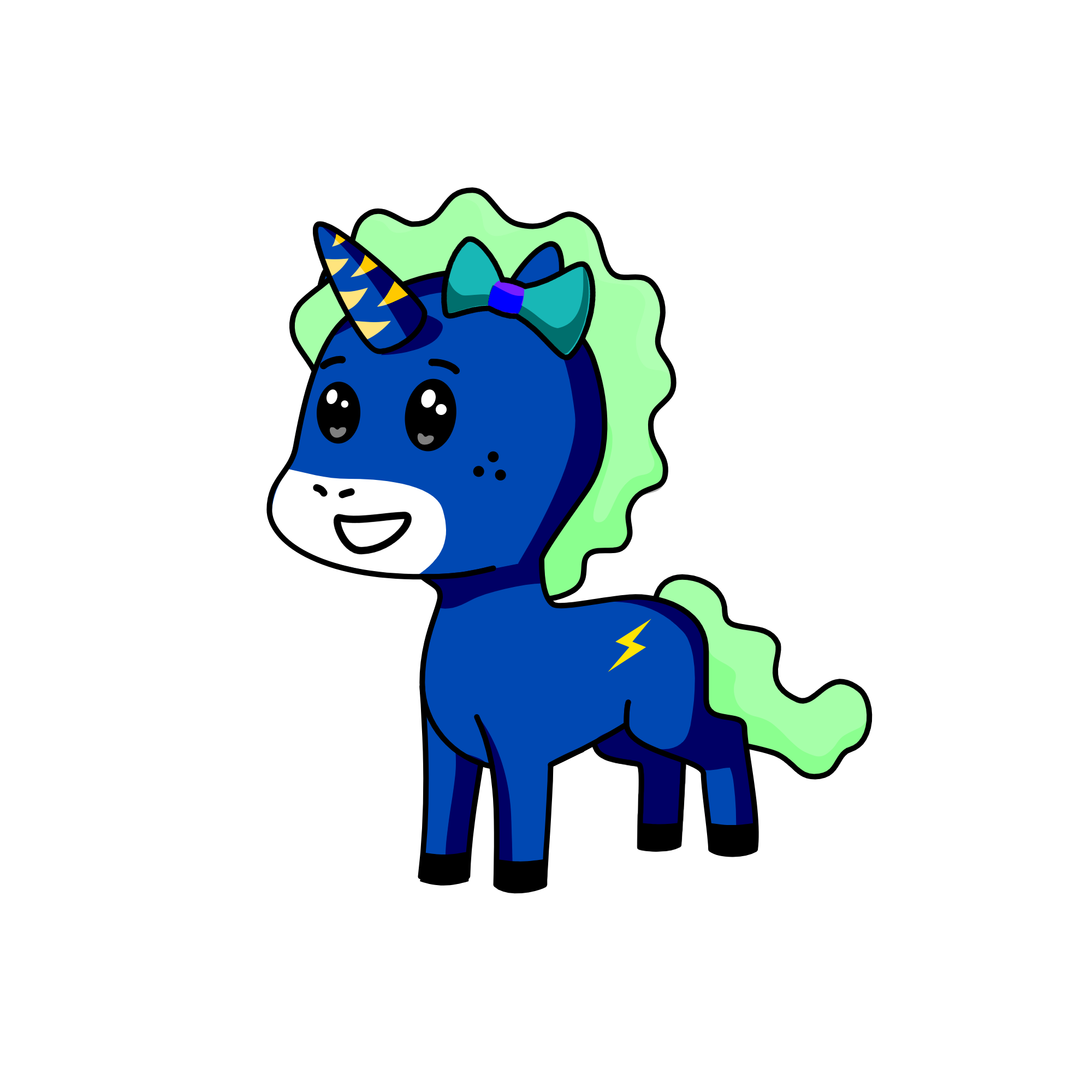 Midnight, the unicorn