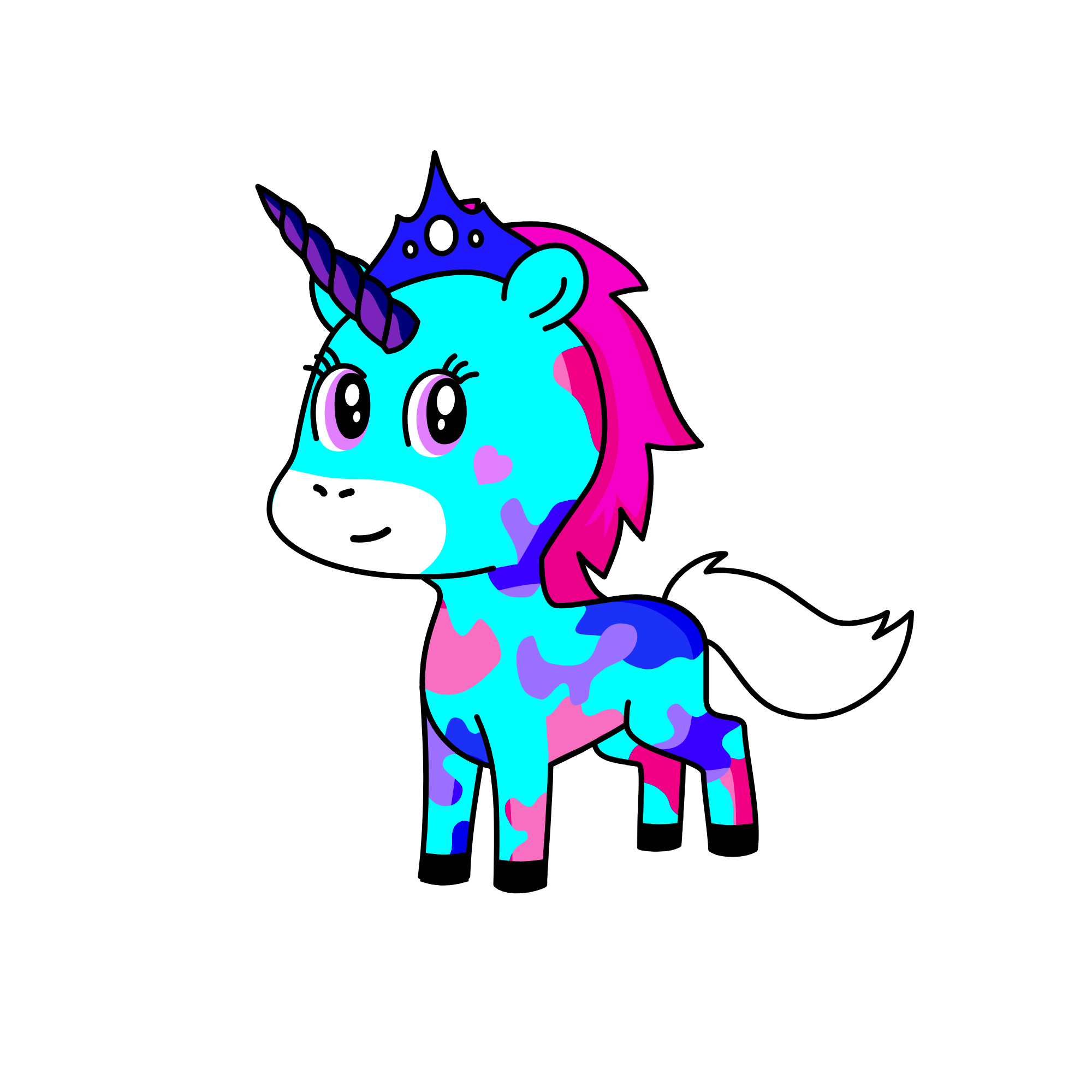 Candy, the unicorn