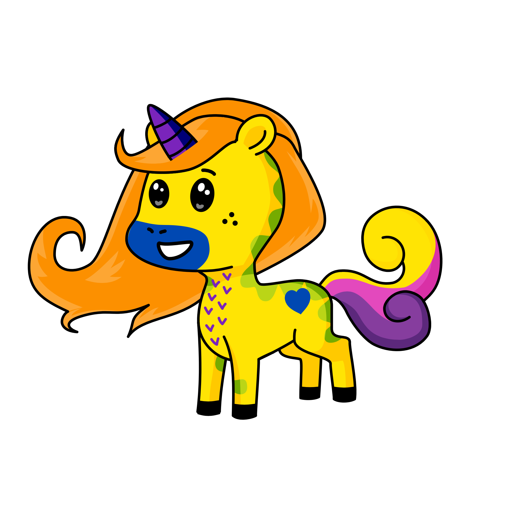 Tiny, the unicorn