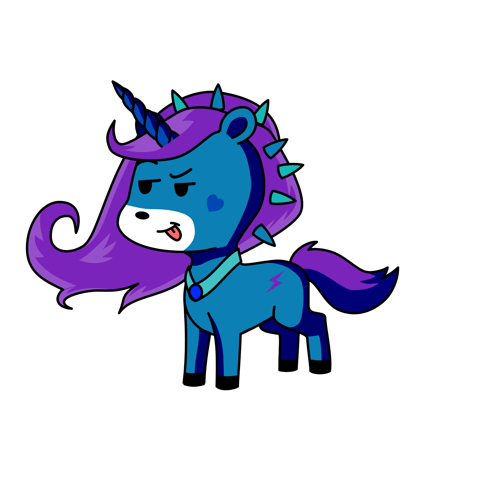 Moonlight, the unicorn