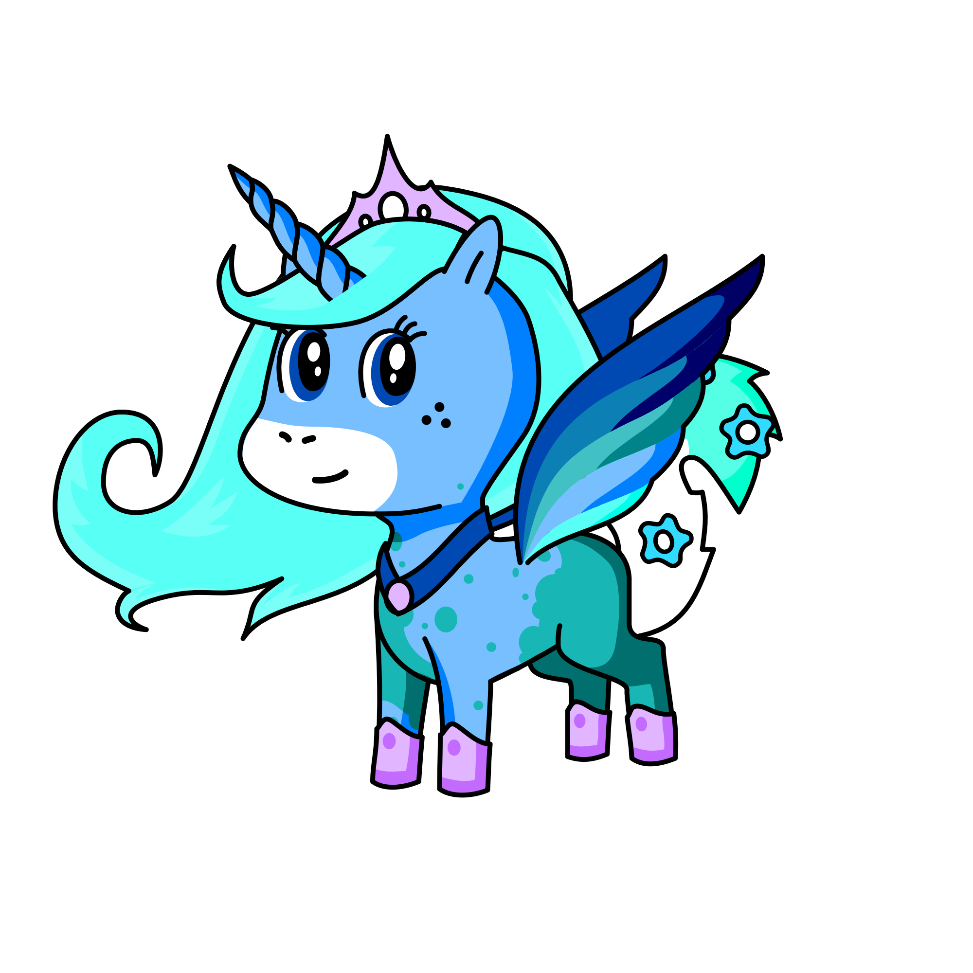 Midnight, the unicorn