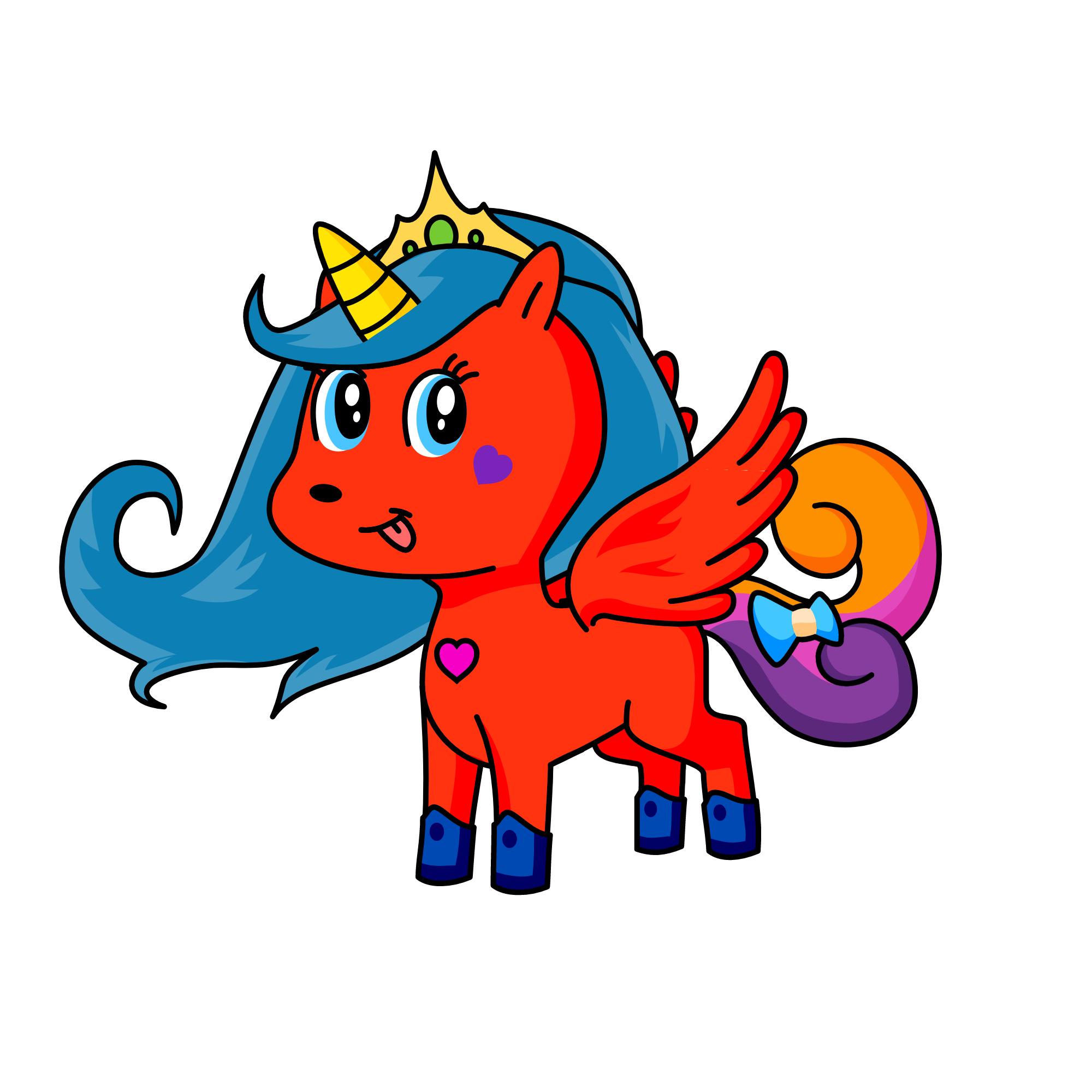 Marineet, the unicorn