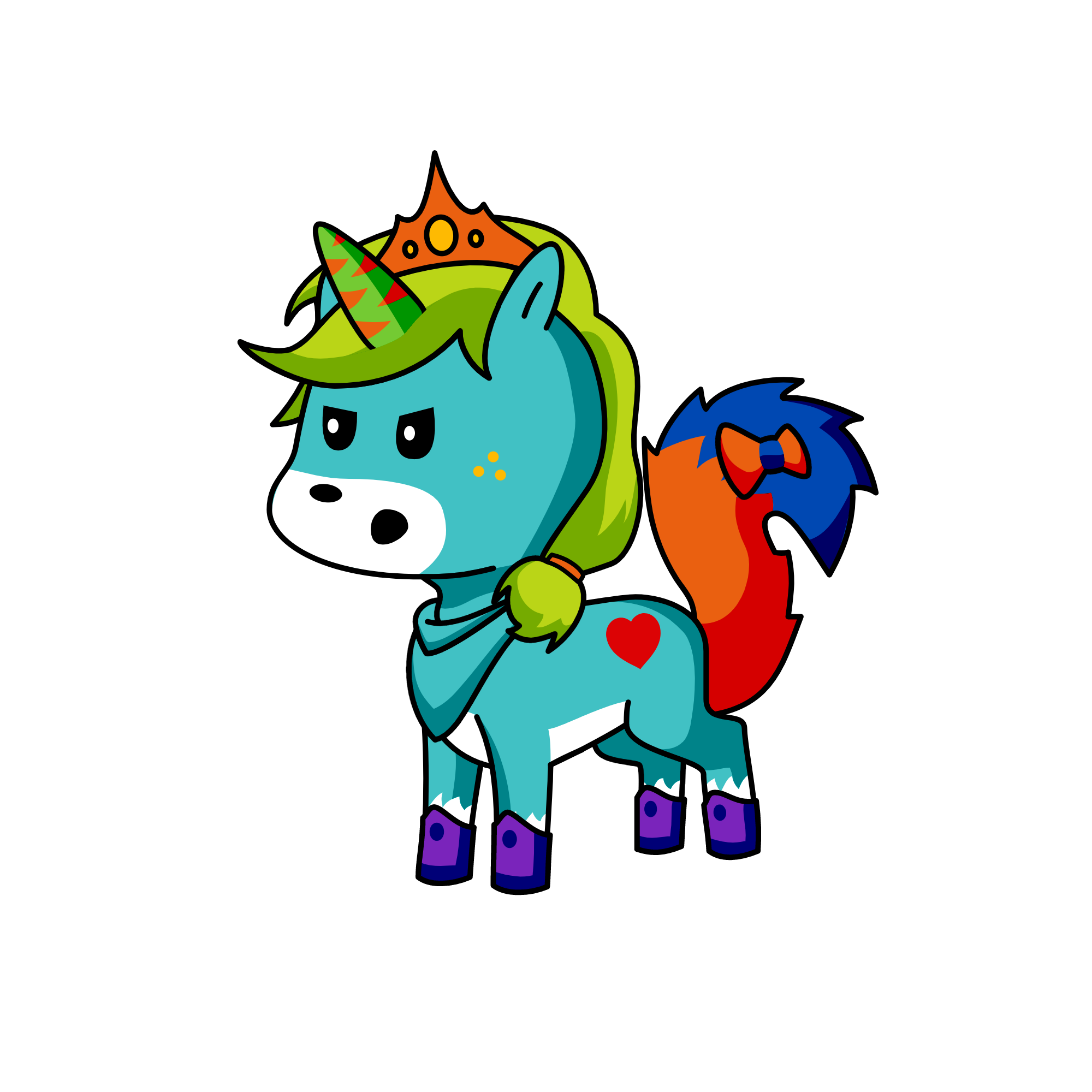 Squirrel, the unicorn