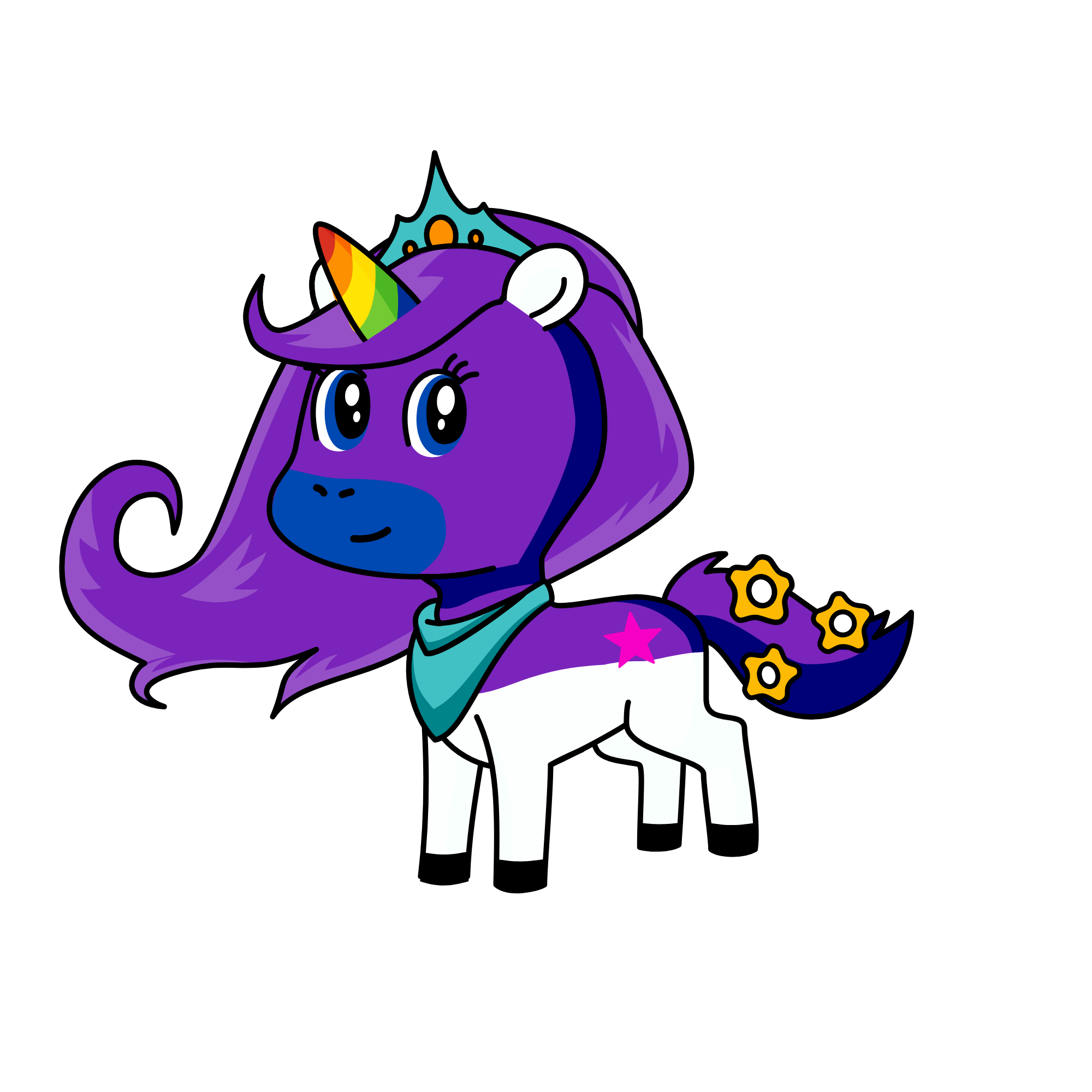 rainbow, the unicorn
