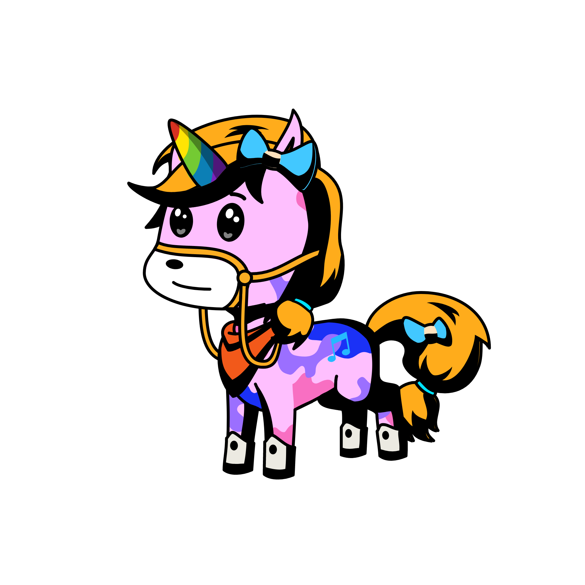 rainbow, the unicorn
