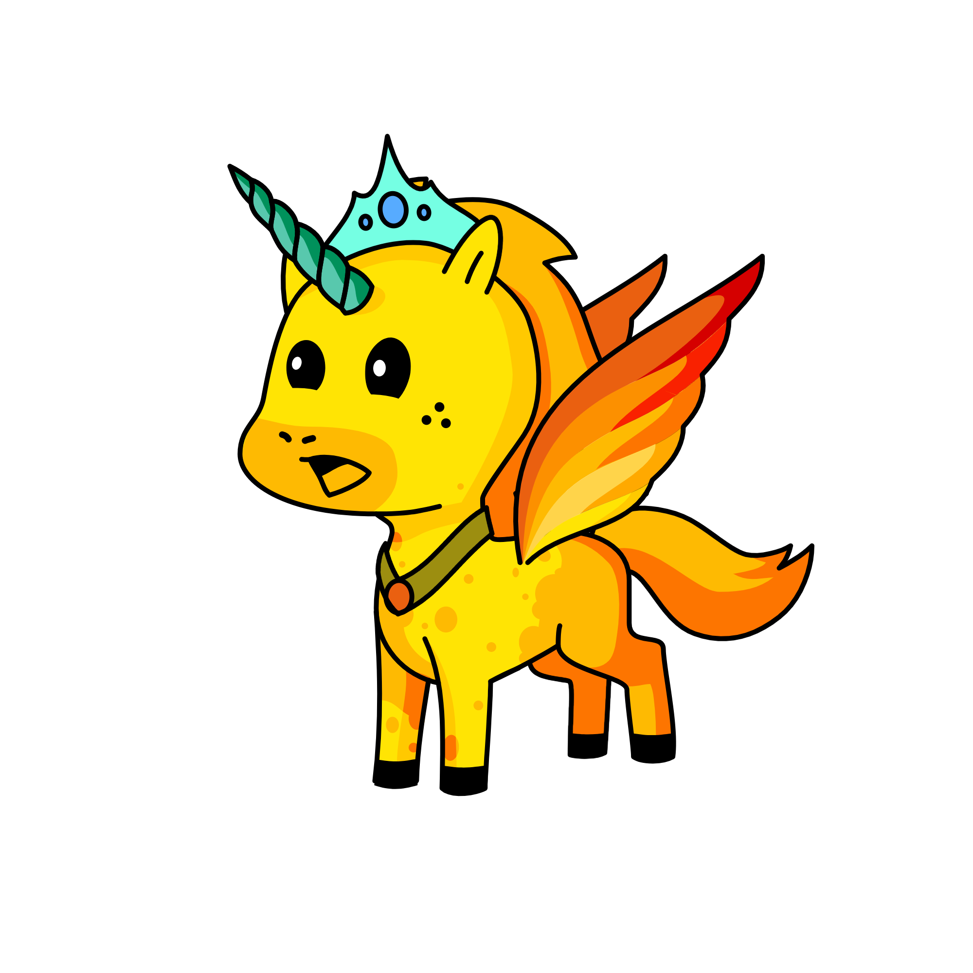 Glow, the unicorn