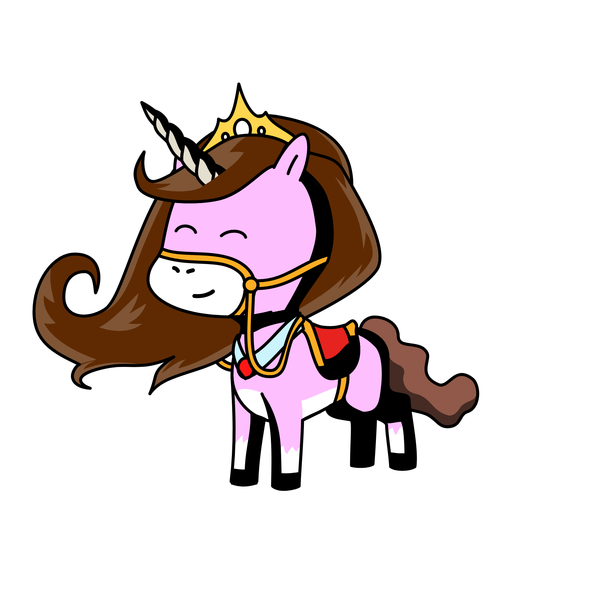 golden, the unicorn