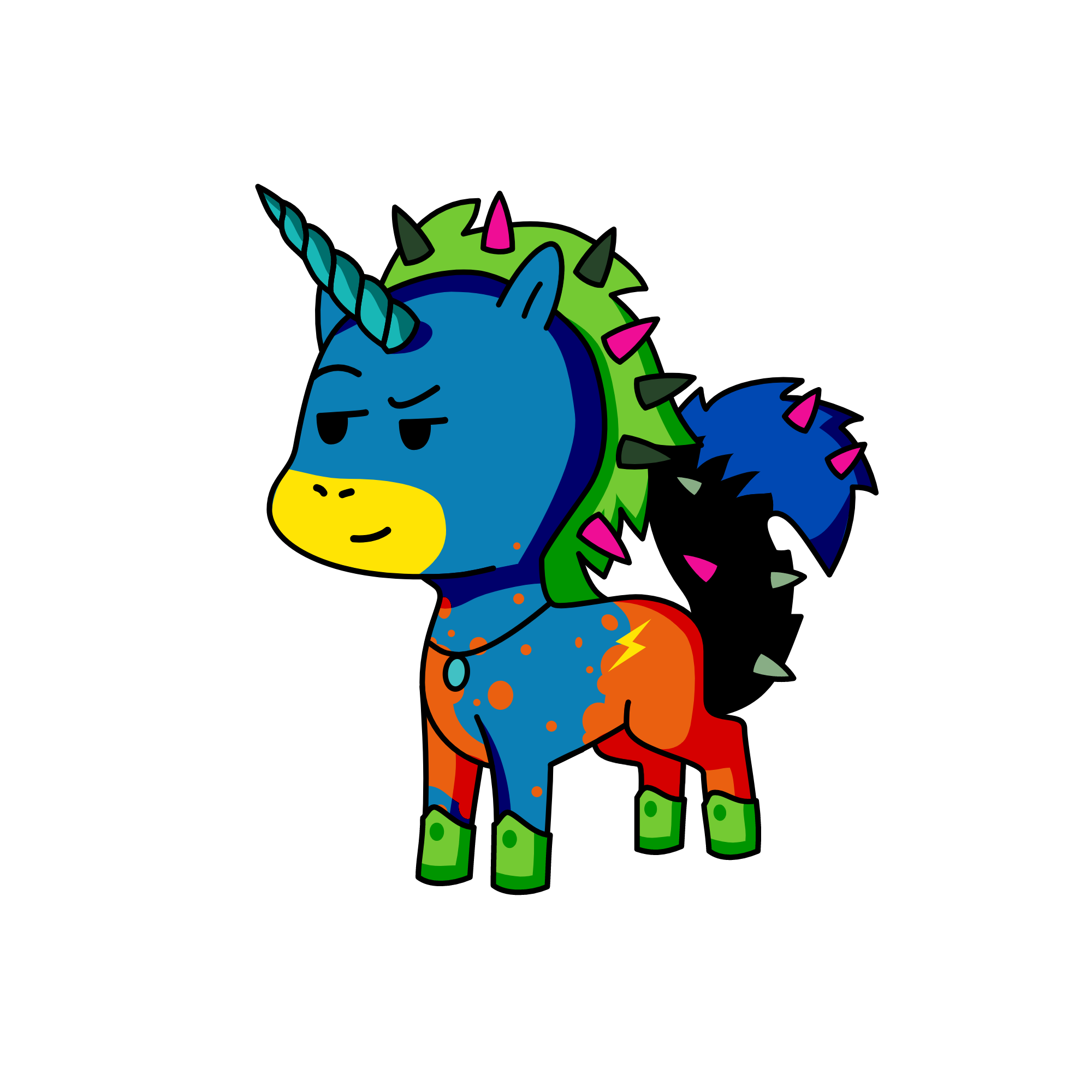spacey gracie, the unicorn