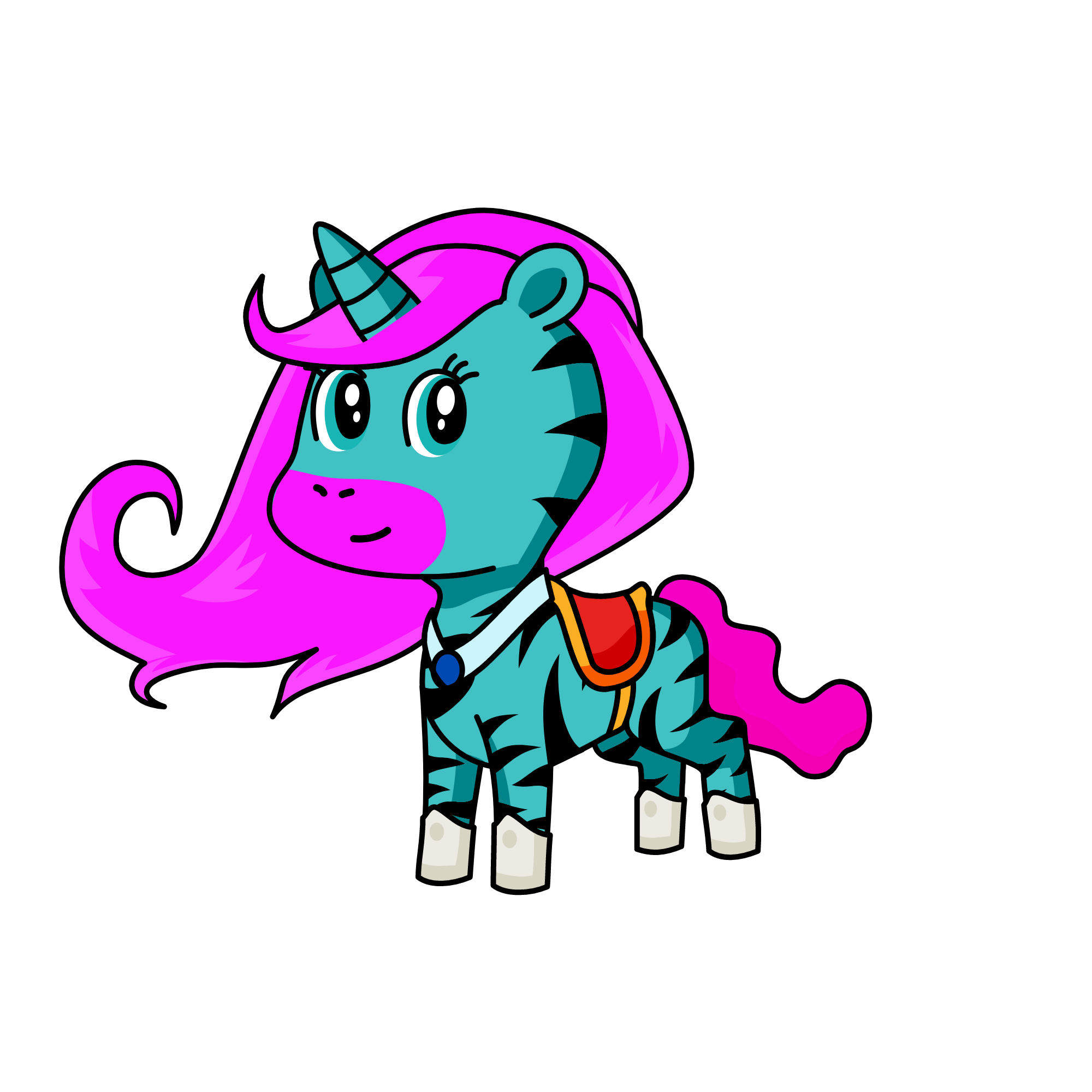blue berry, the unicorn