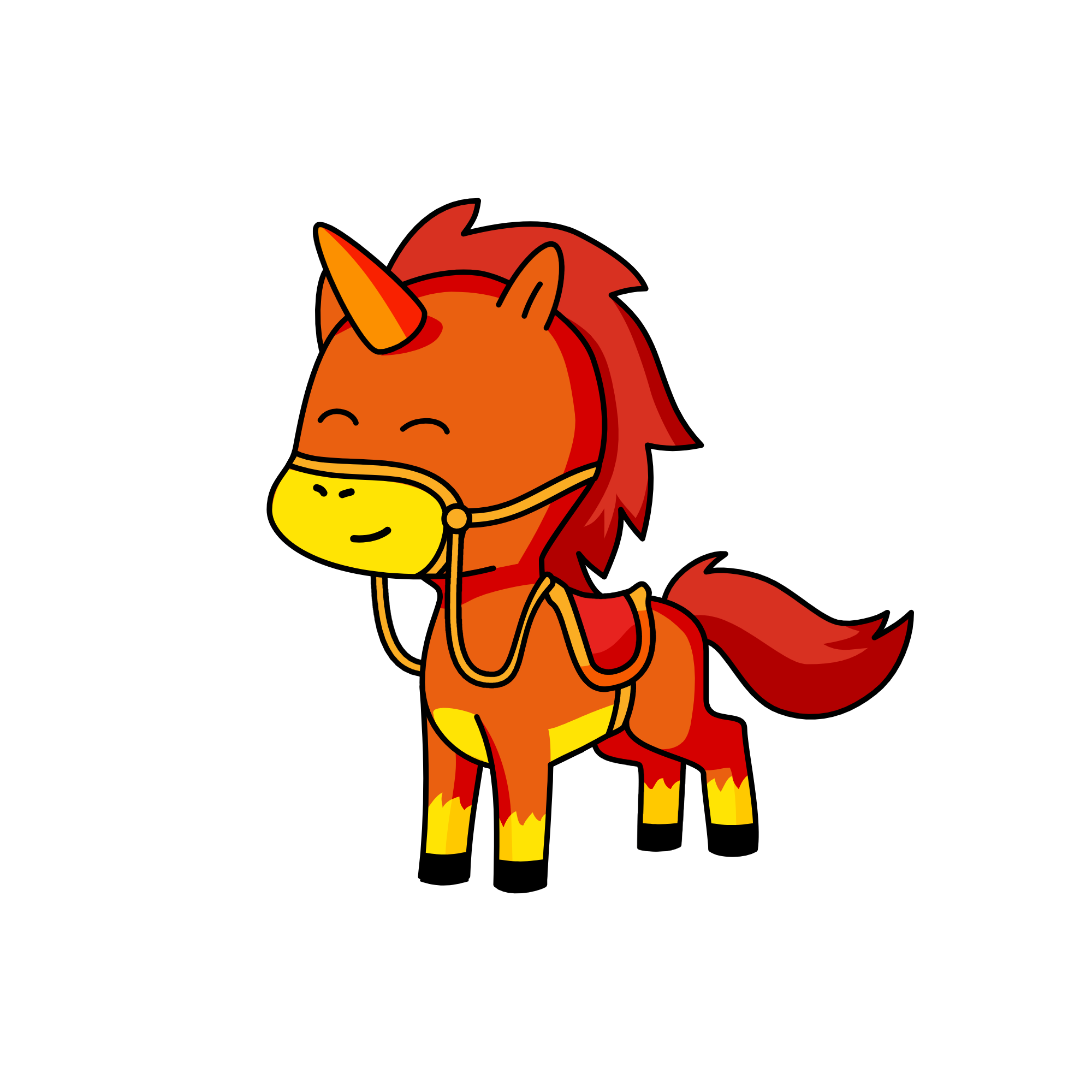 flame, the unicorn