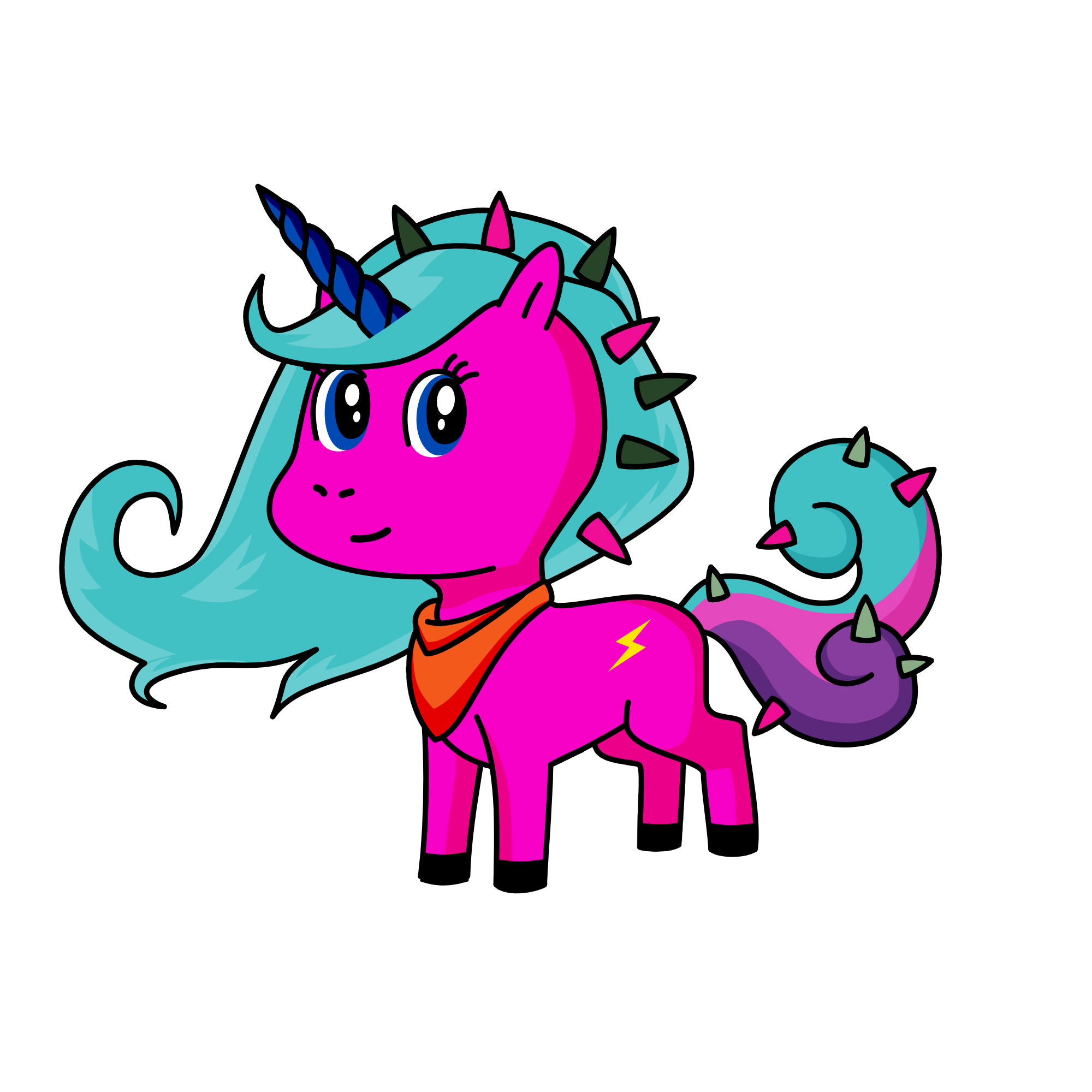 Coral, the unicorn