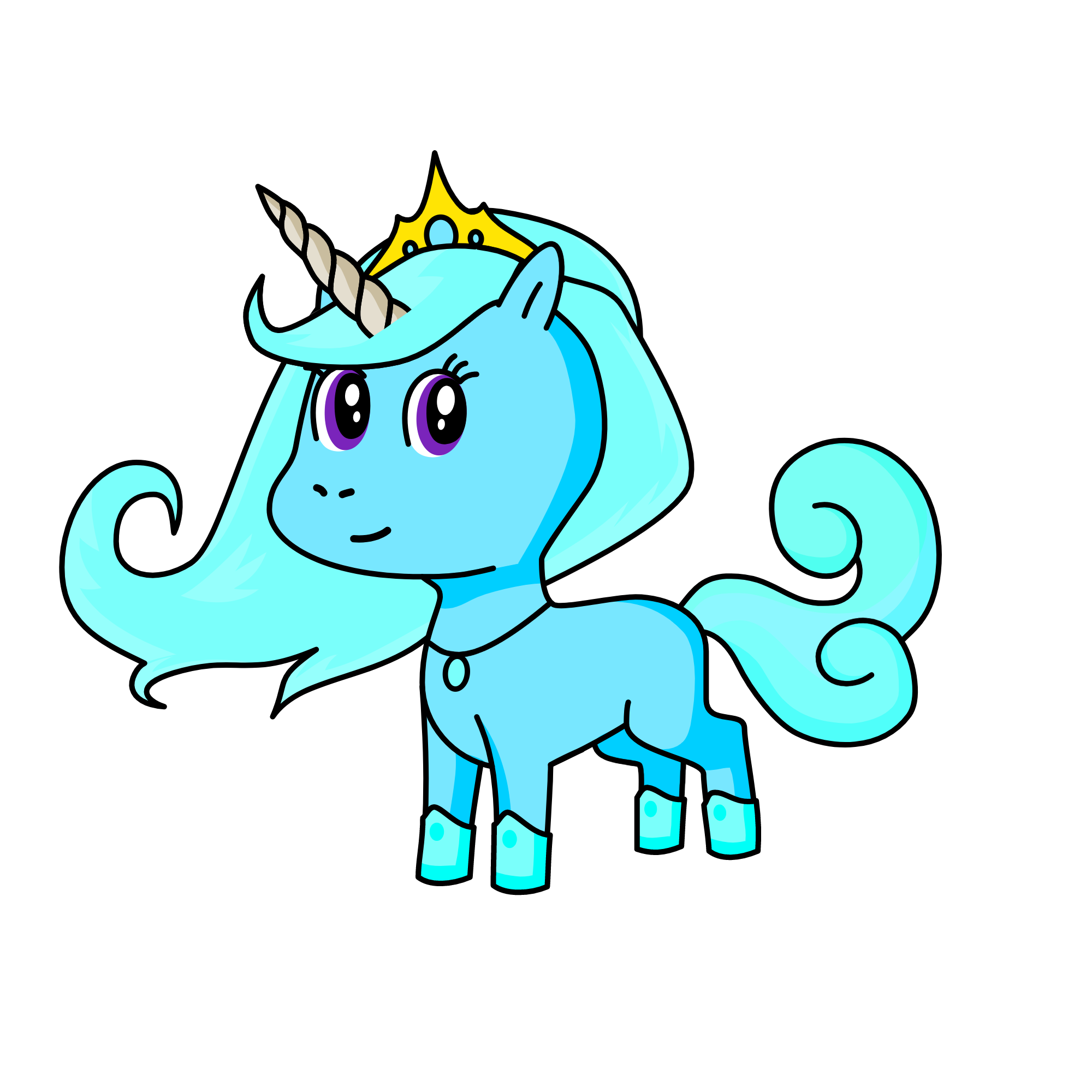 Ice Queen, the unicorn