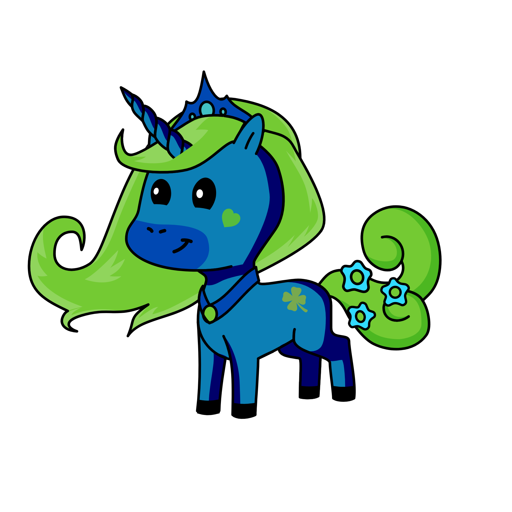 peacock unicorn 🦄 , the unicorn