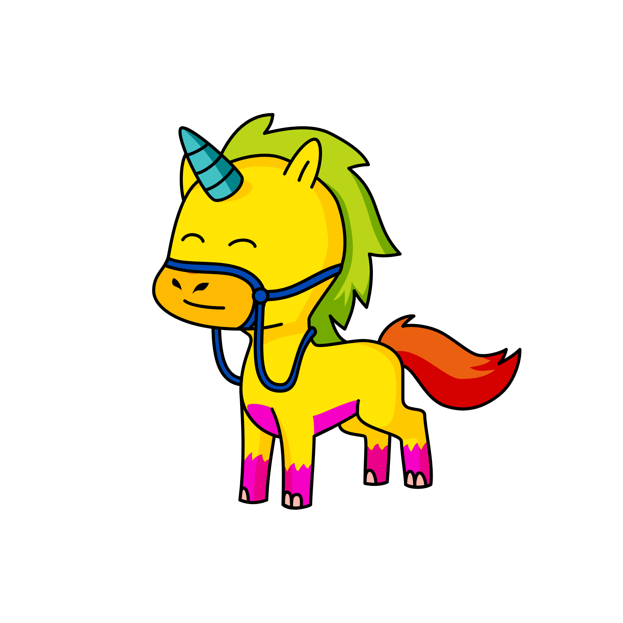greeny, the unicorn