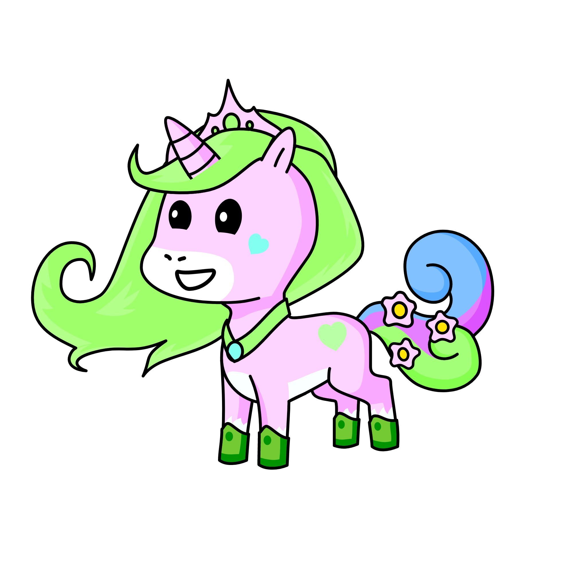 xinh đẹp, the unicorn
