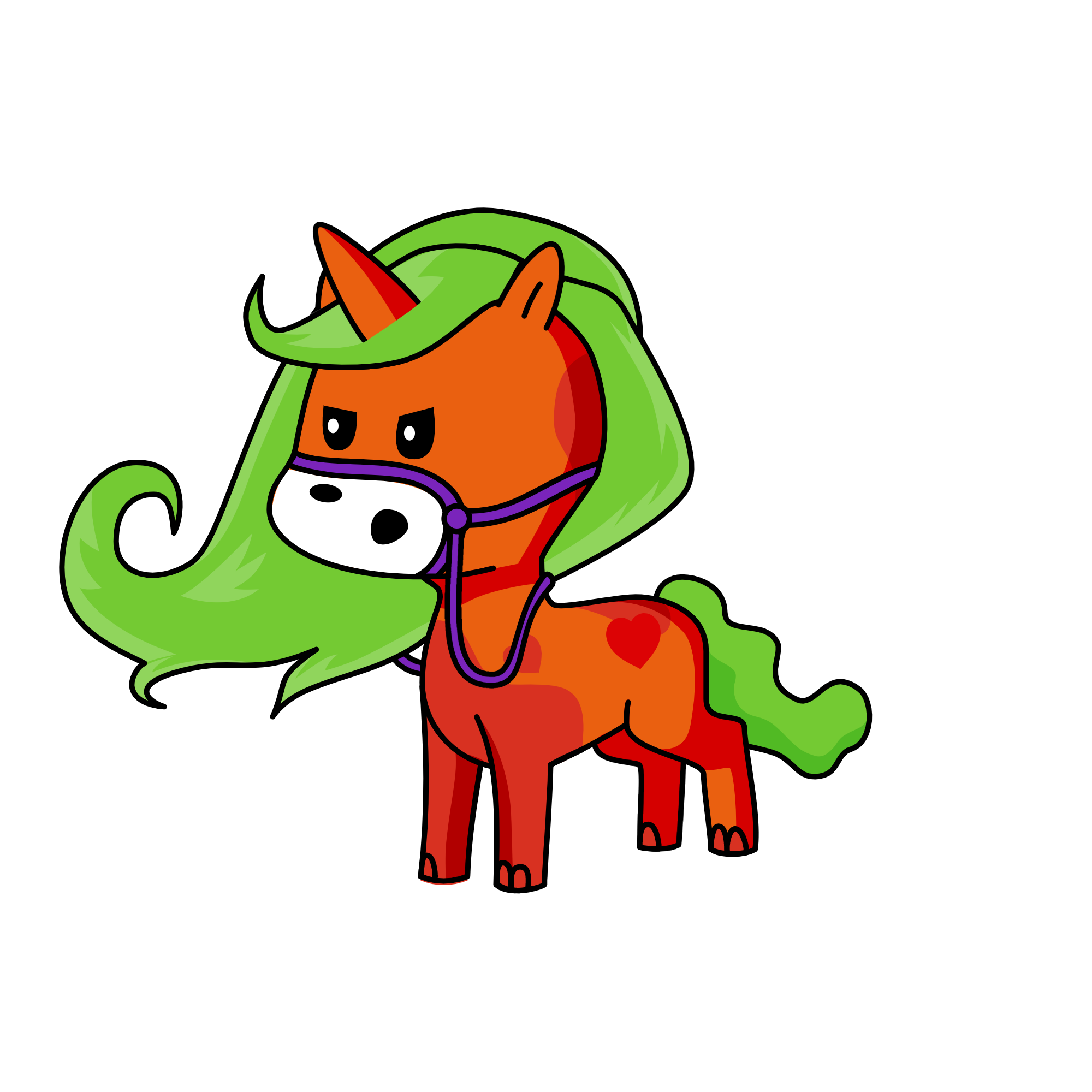 Carrot, the unicorn
