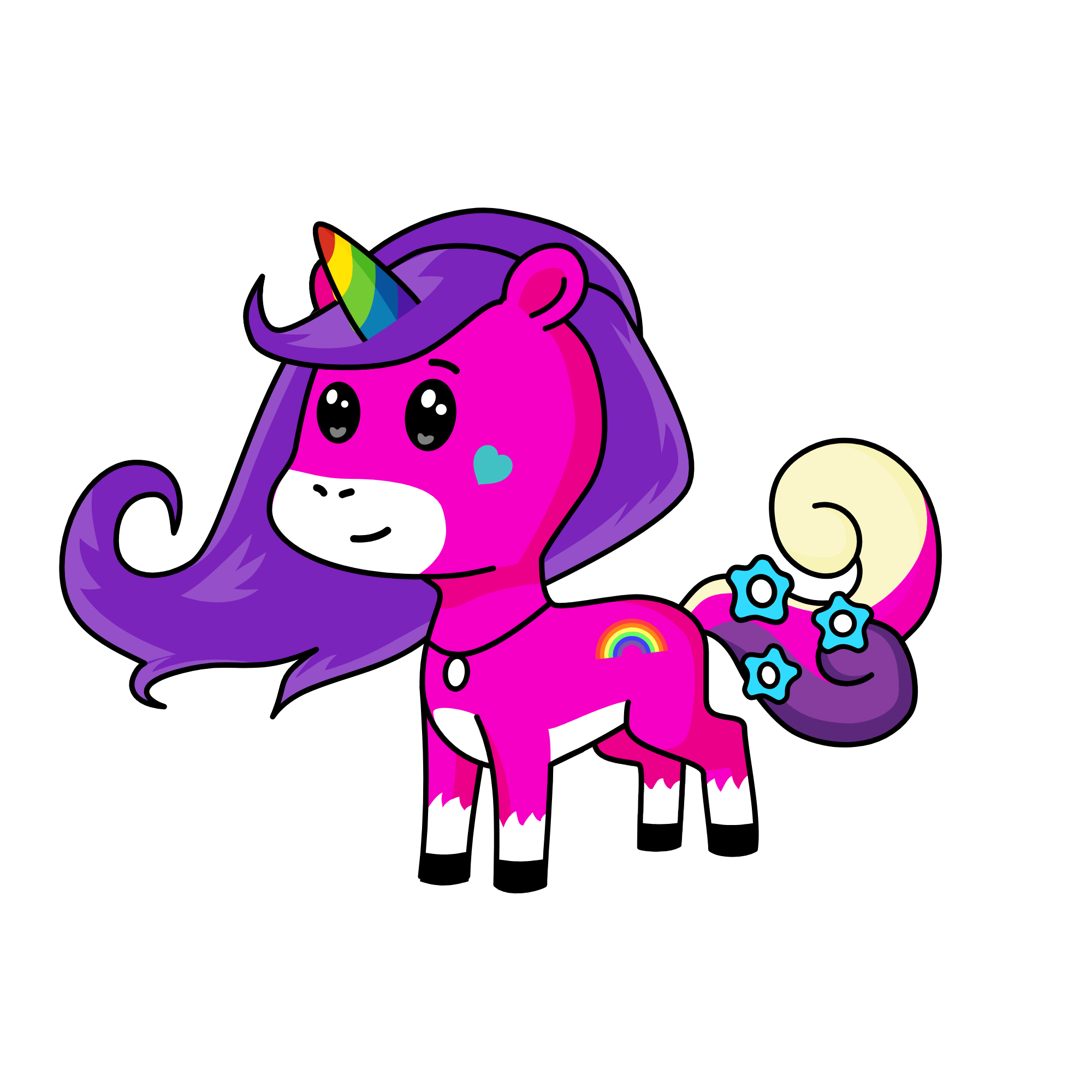 Mili Moo, the unicorn