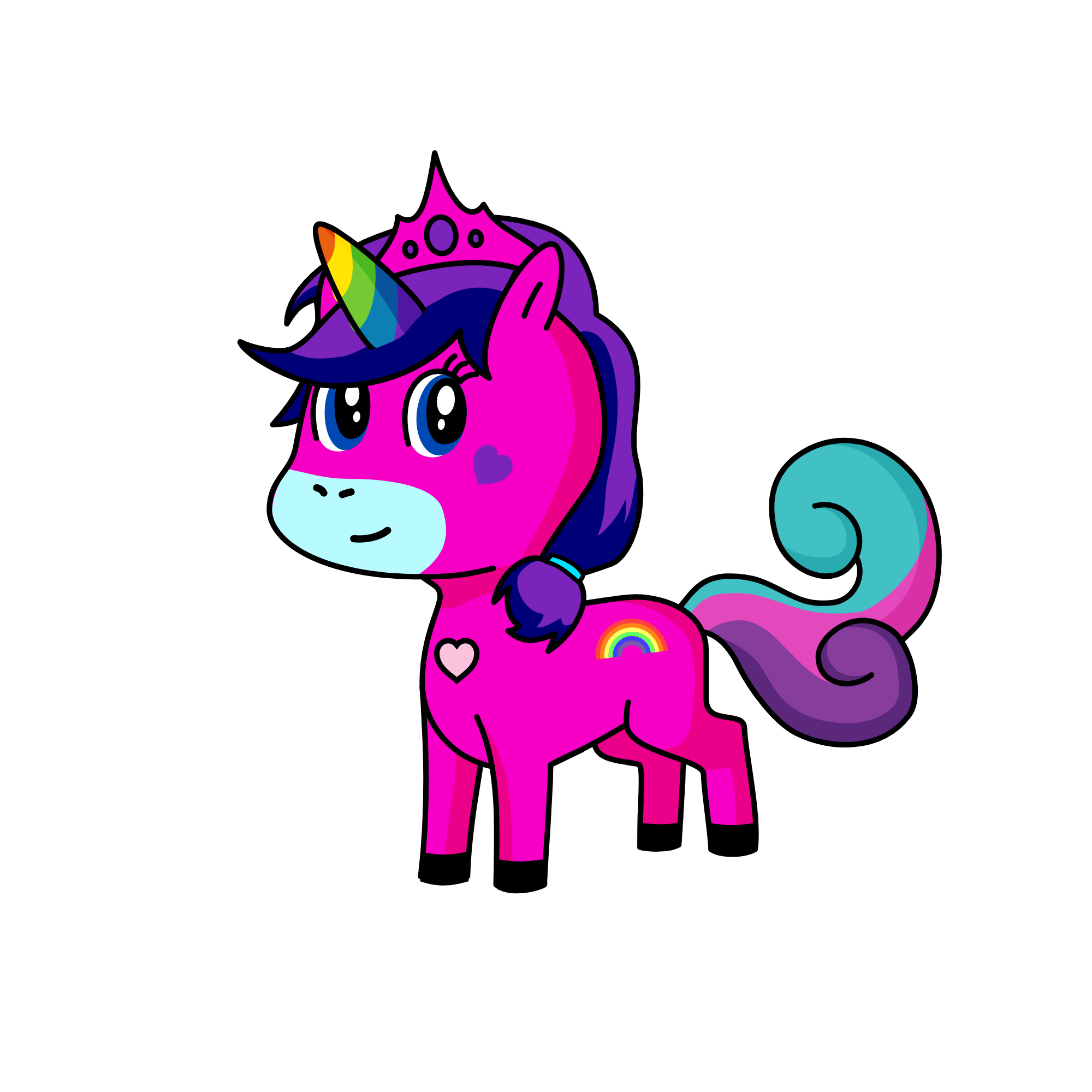 rainbow, the unicorn