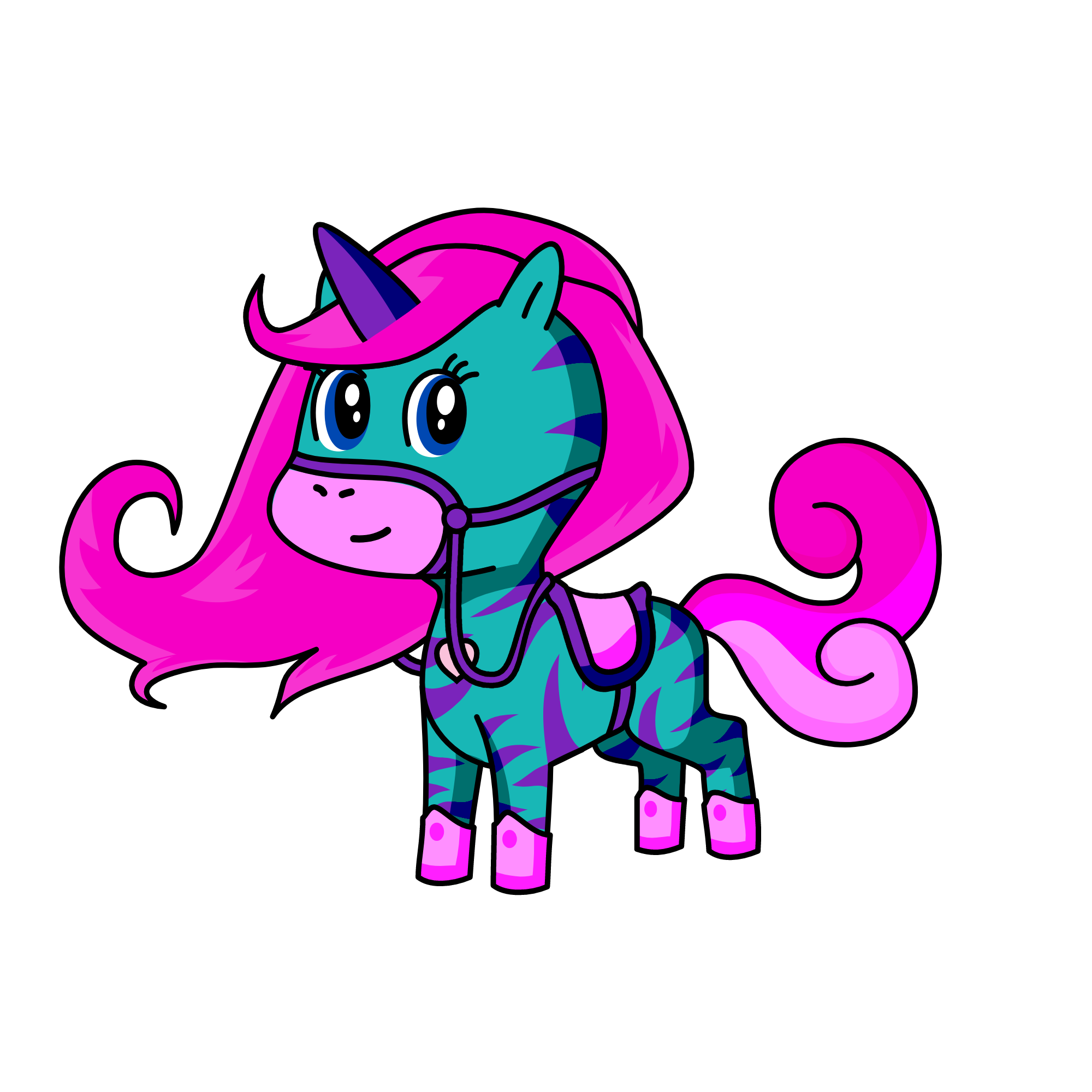 happy, the unicorn