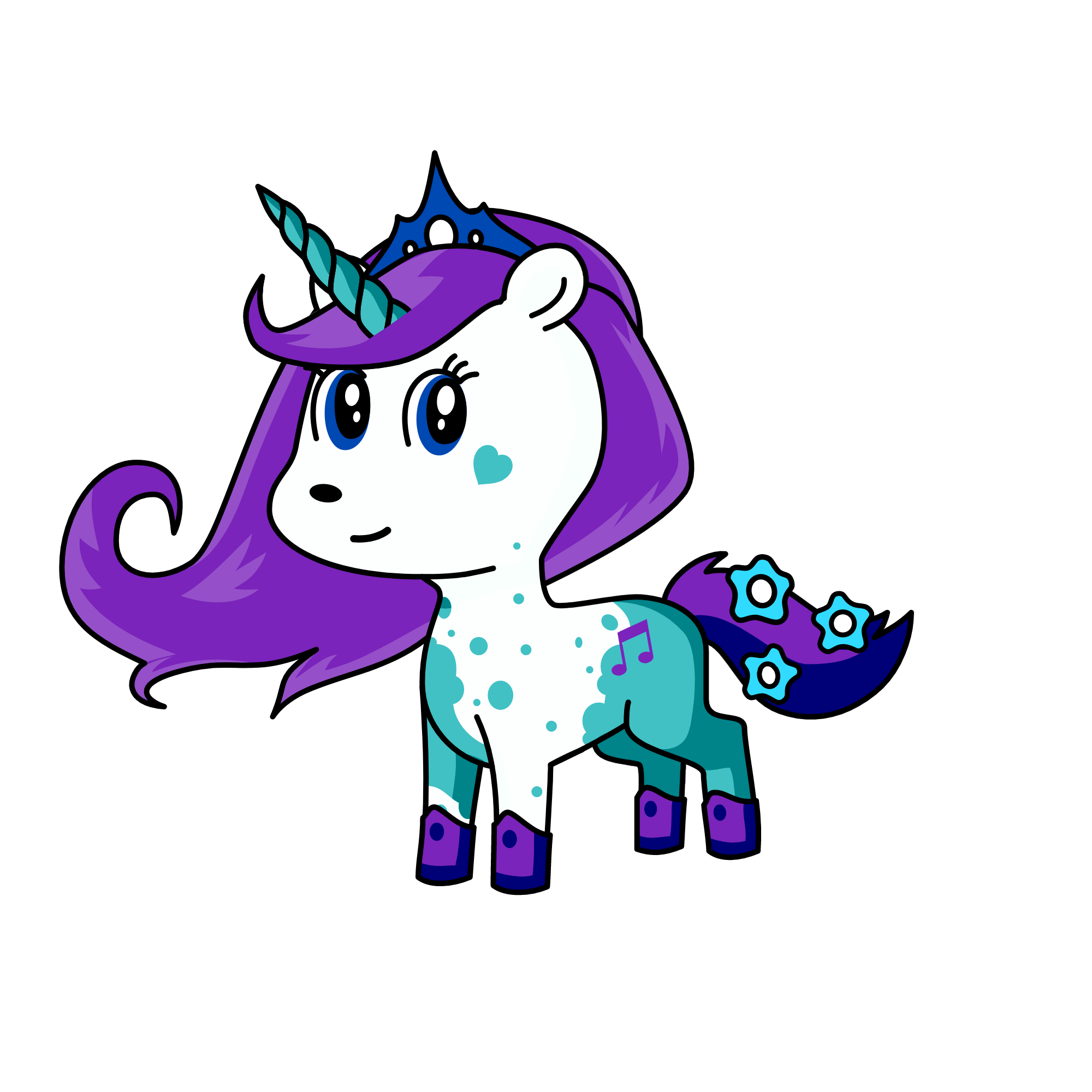 Rarity on the titanic, the unicorn