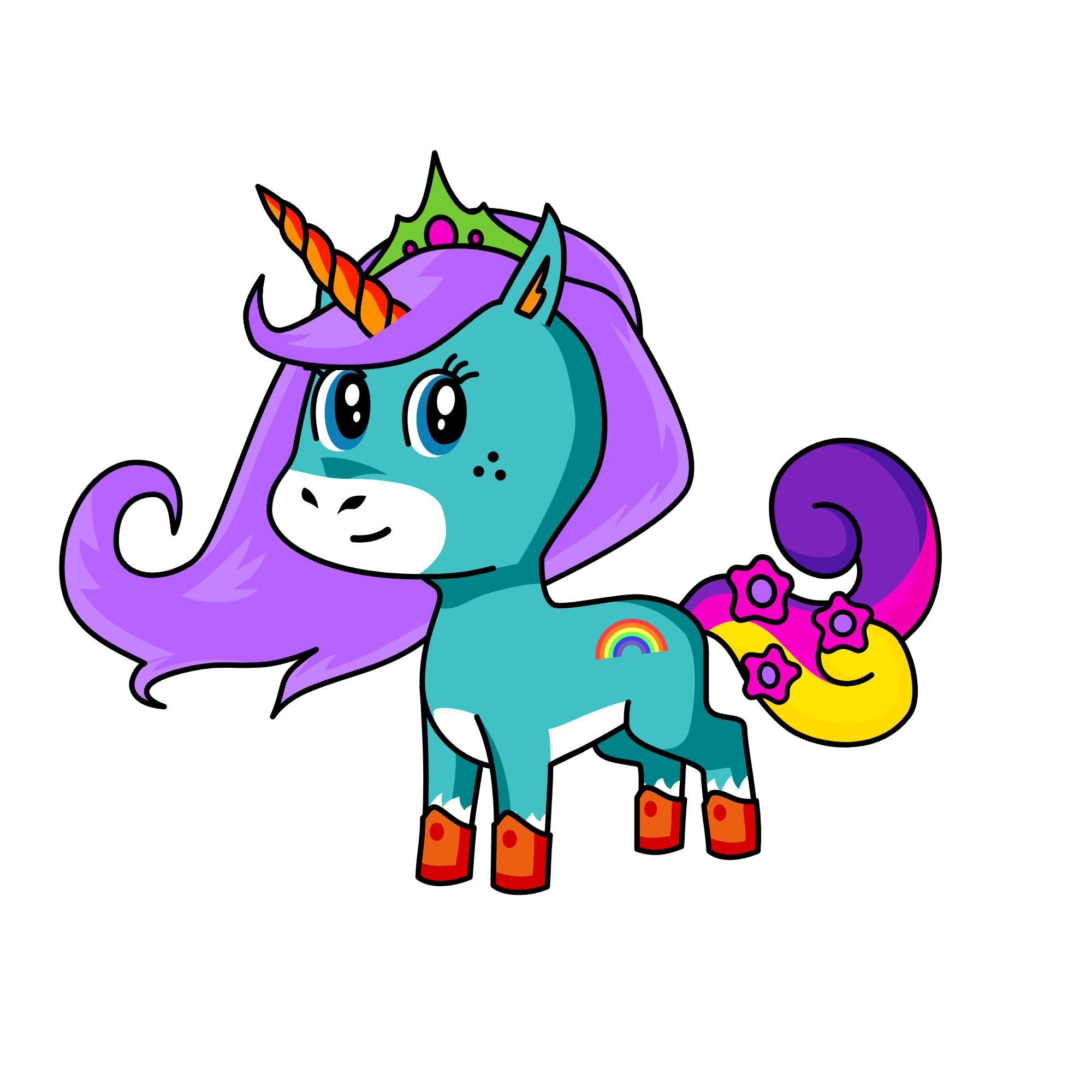 Shimmerlez, the unicorn