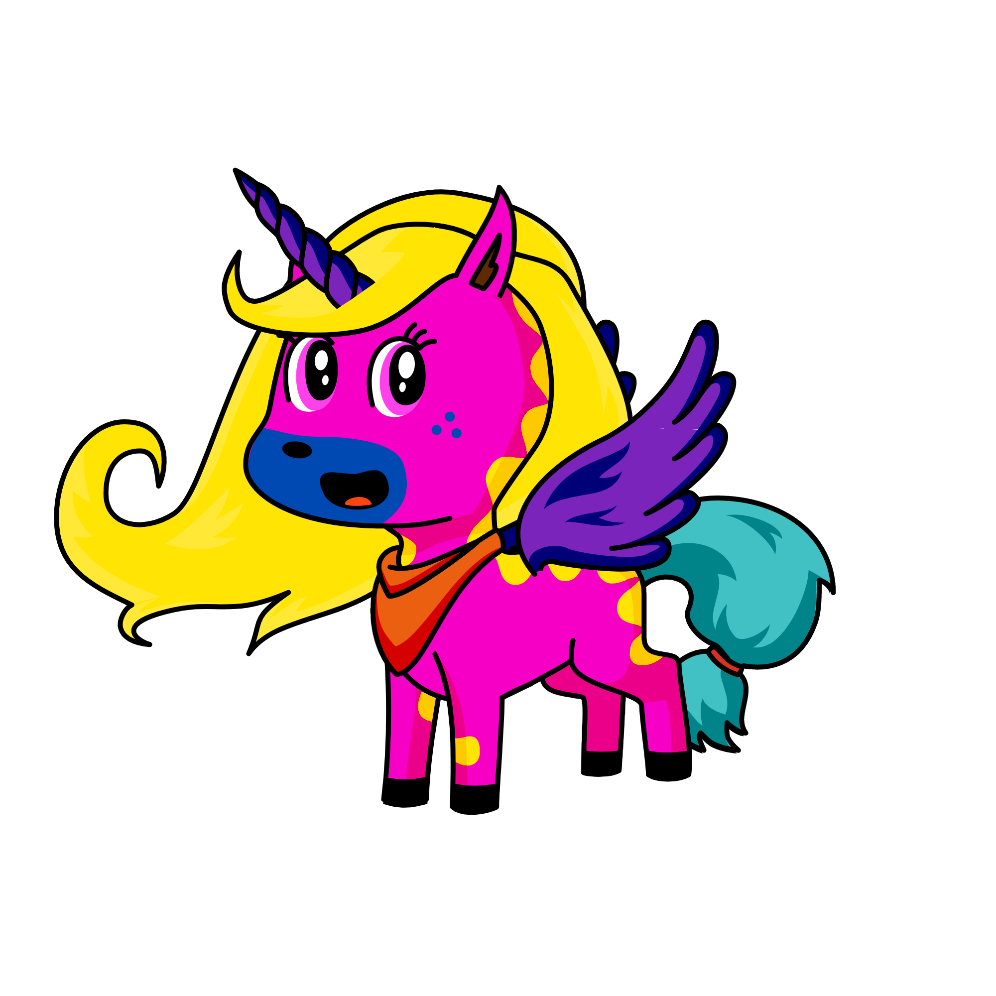 hawcfyumkolopihu, the unicorn