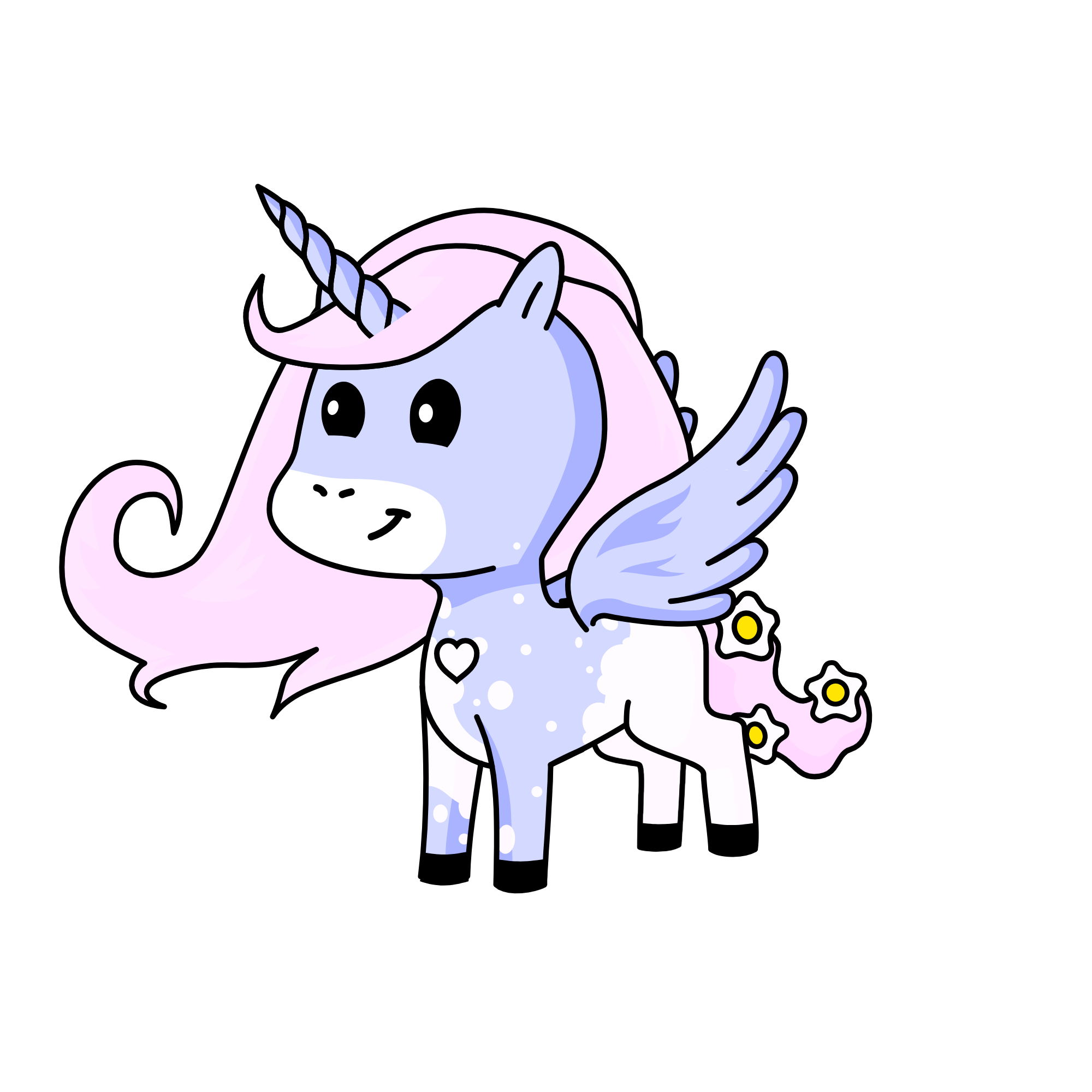 Snowy, the unicorn