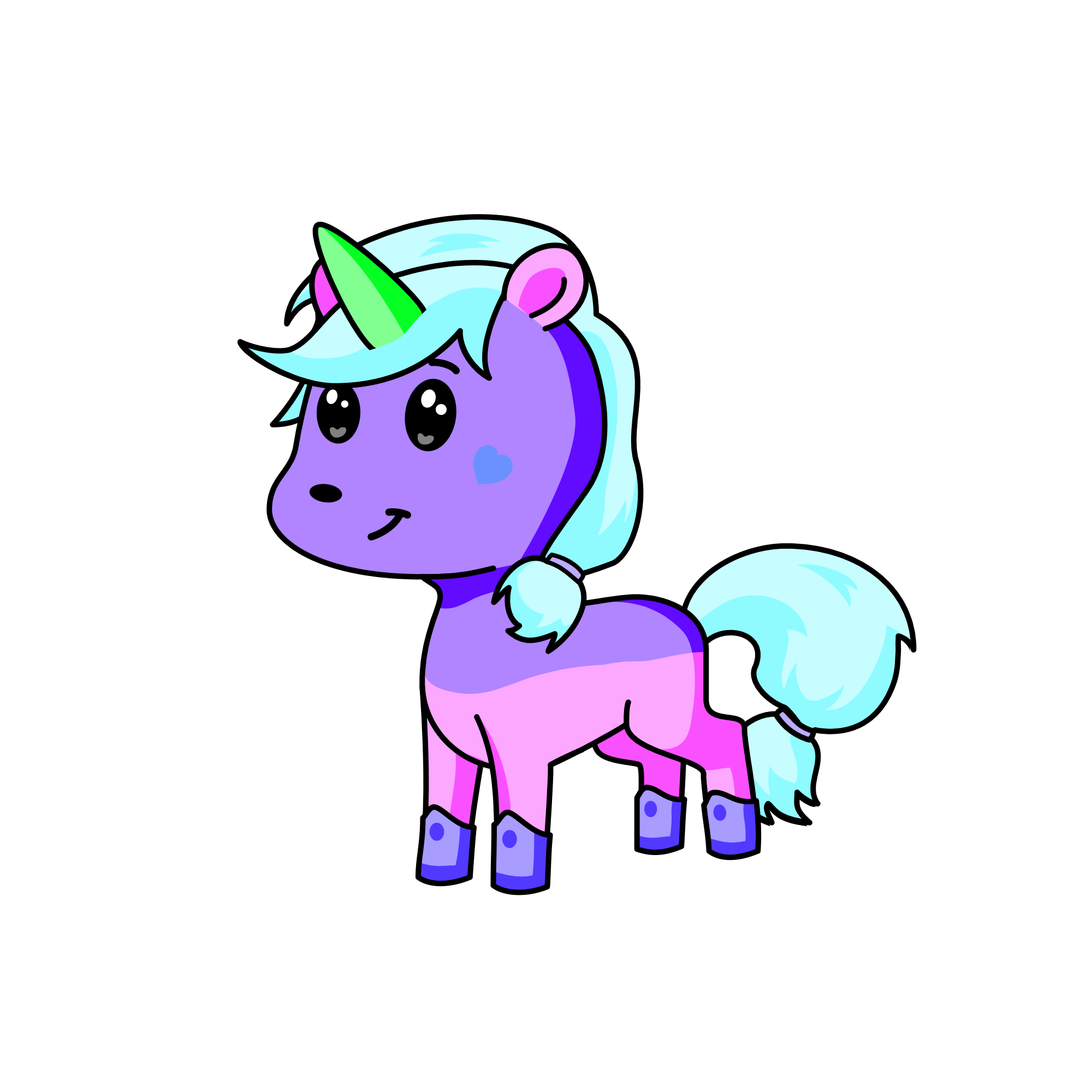 Light , the unicorn