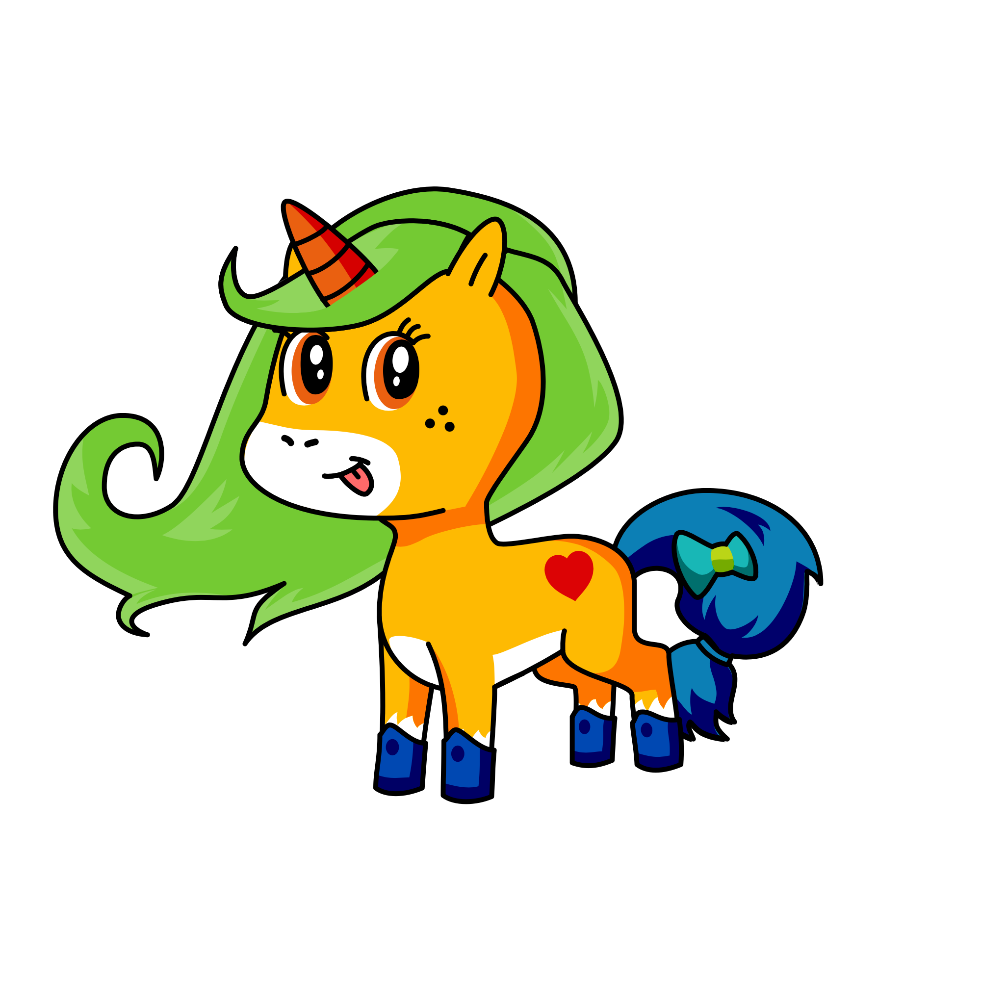 Amelia, the unicorn