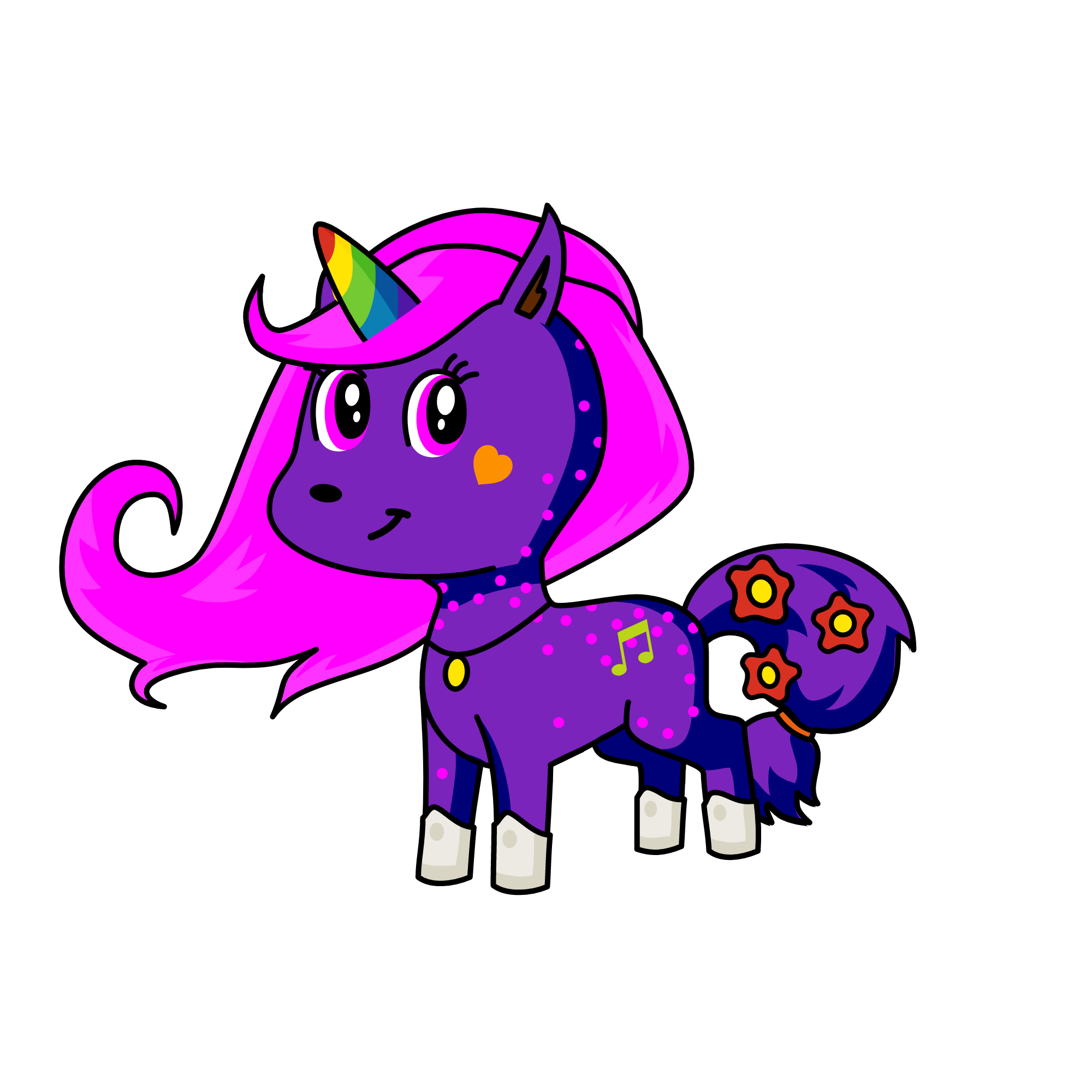 Wise And Smart youngcorn, the unicorn