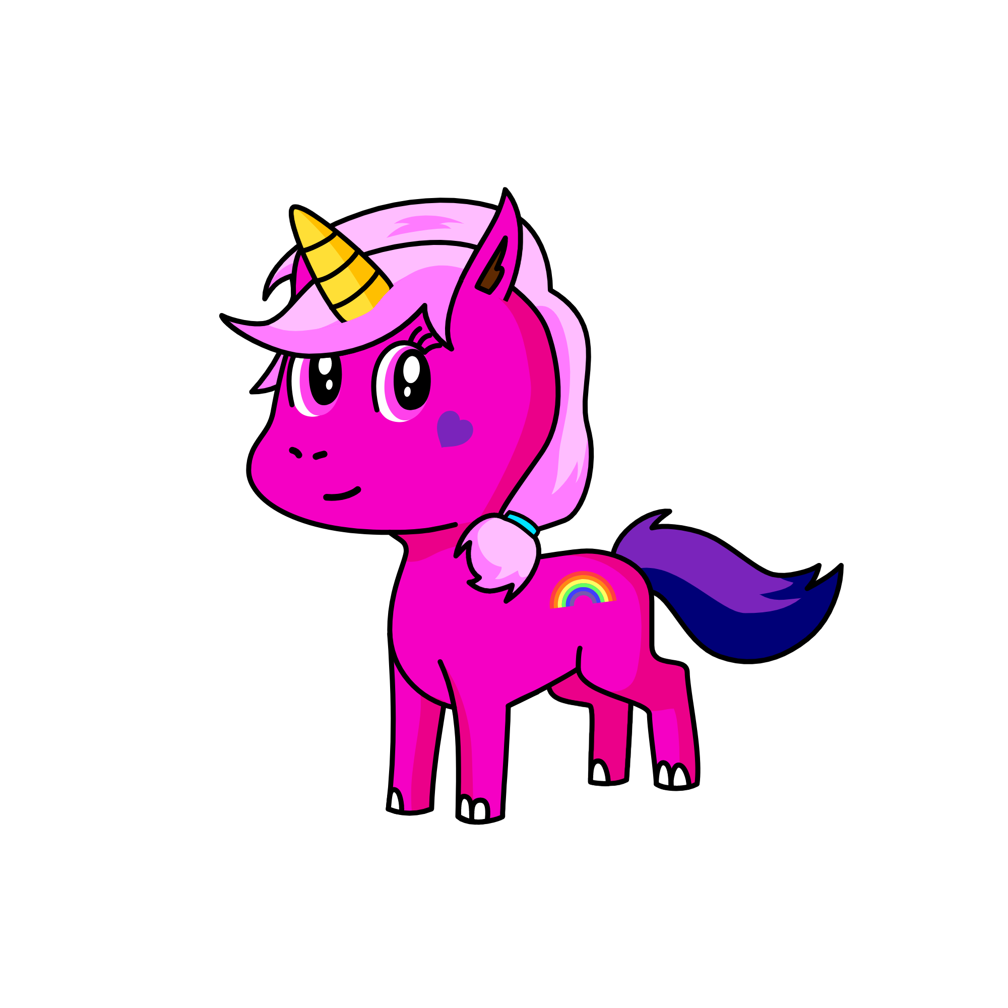 pinksil, the unicorn