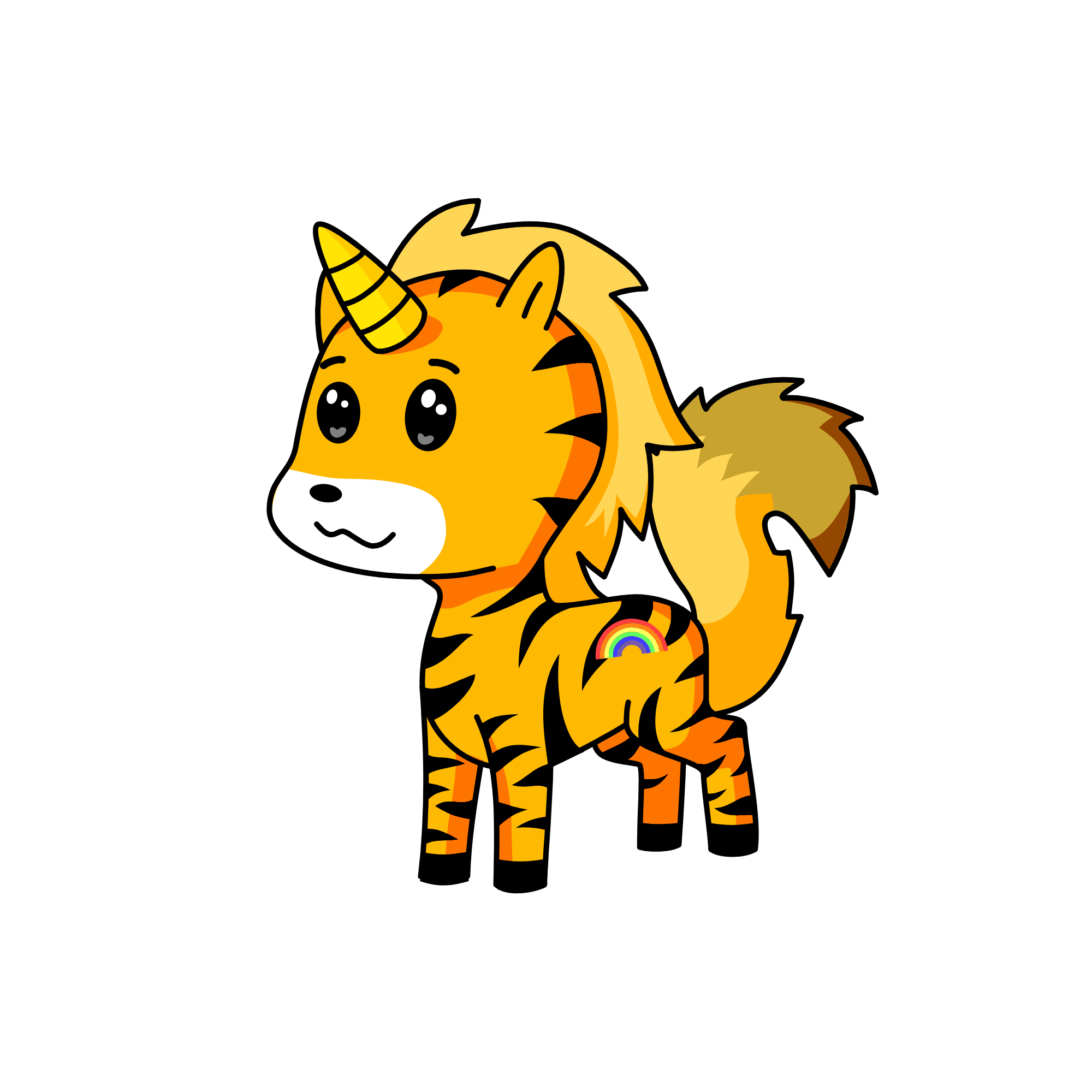 Tiger, the unicorn