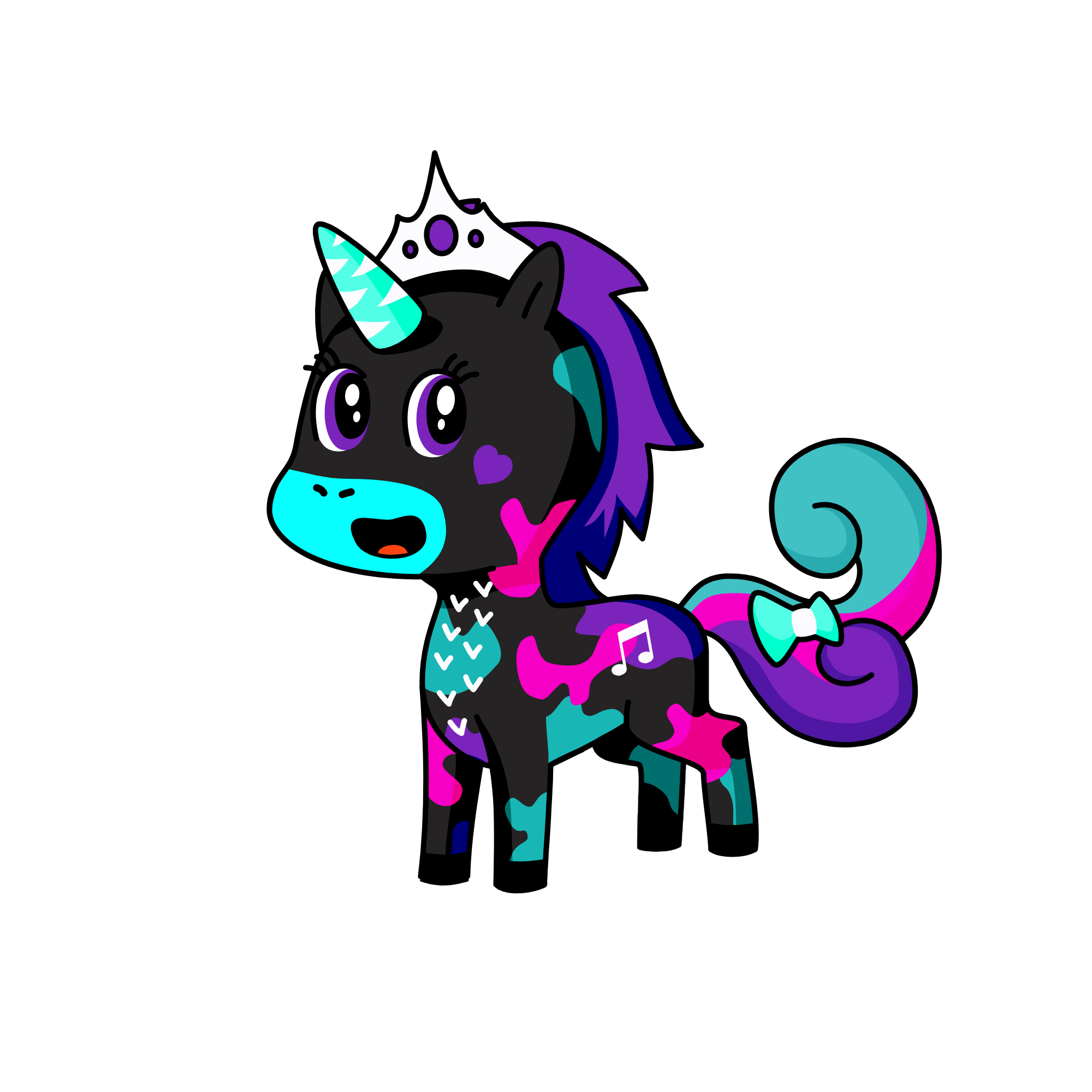 Dark, the unicorn