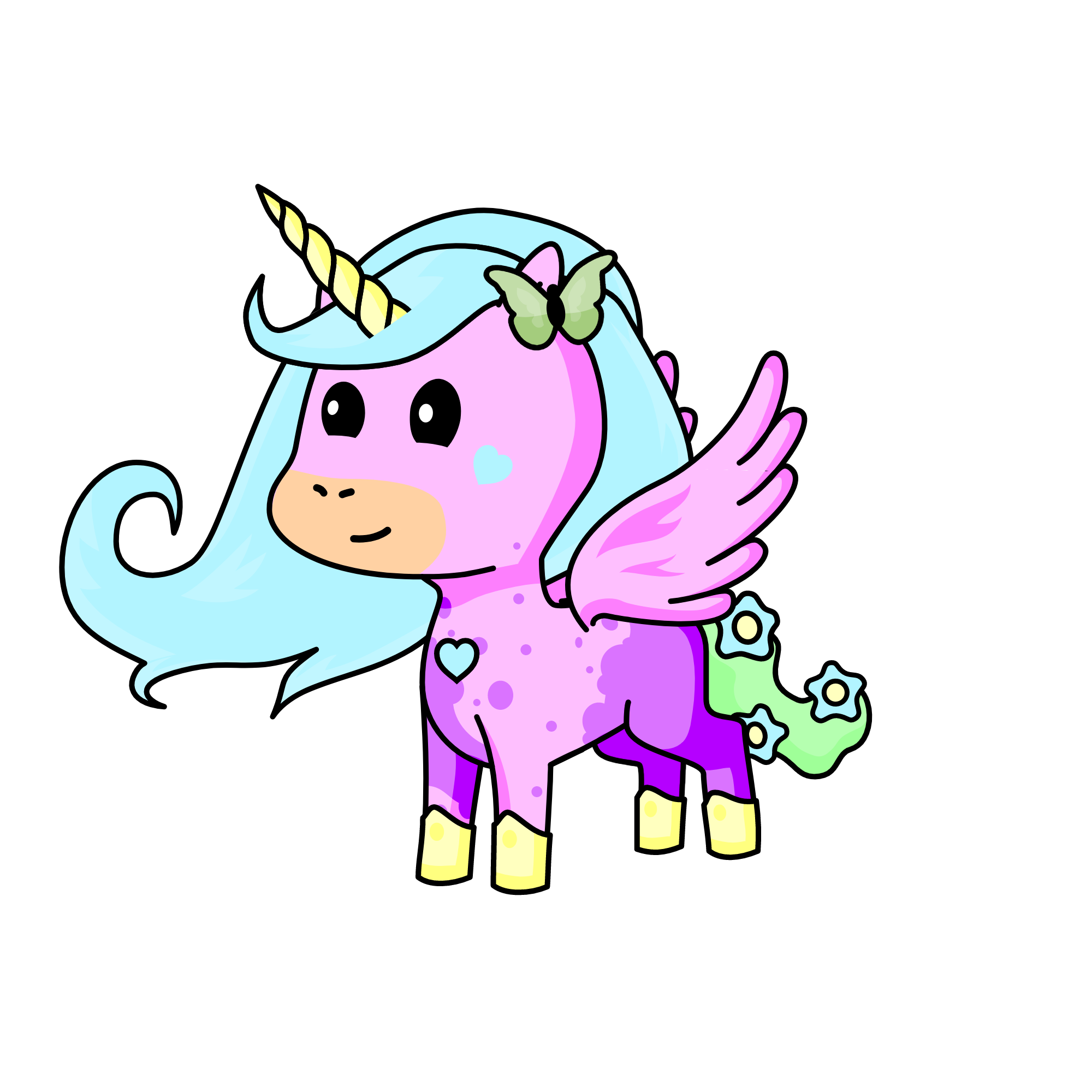 Pastel , the unicorn
