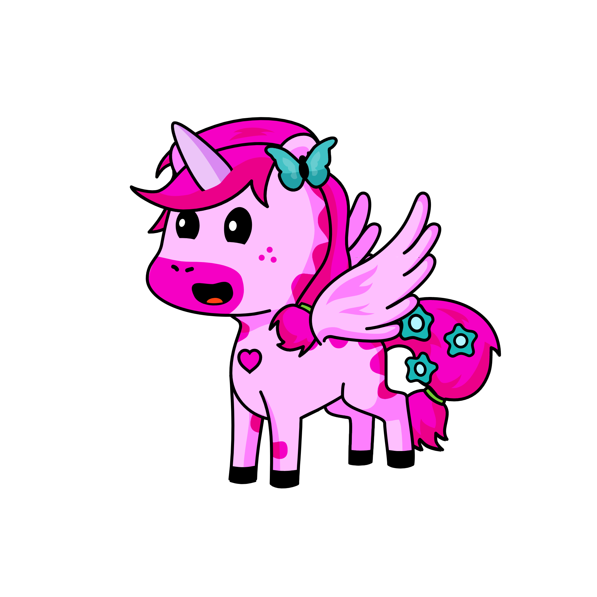 Petal, the unicorn