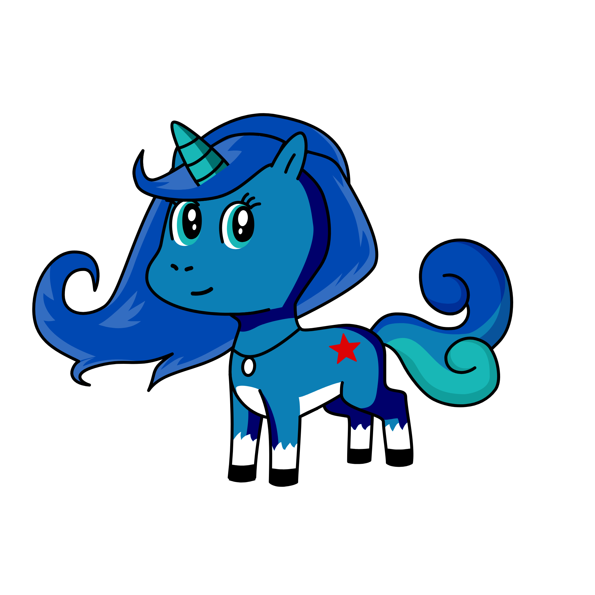 Luna, the unicorn