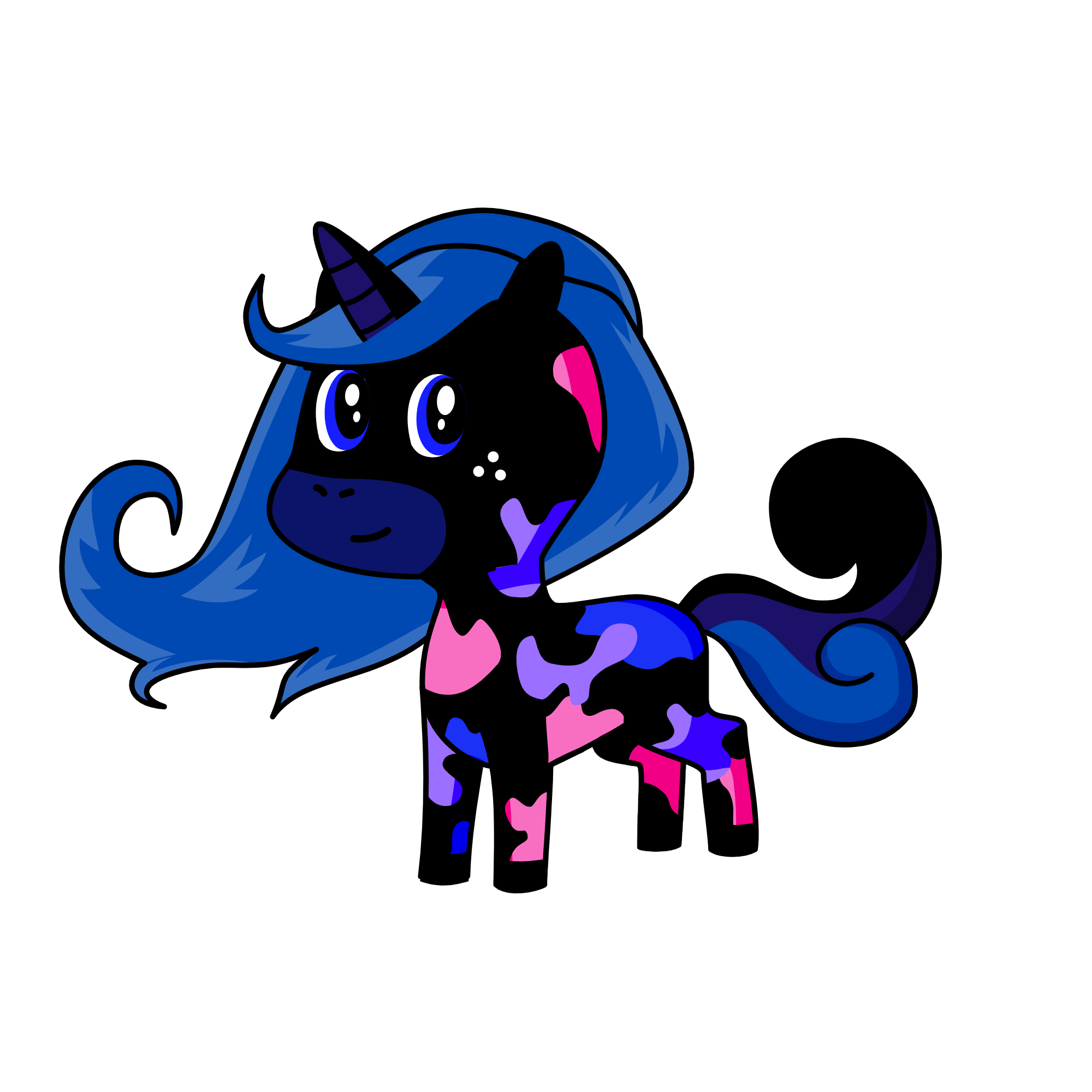 Midnight, the unicorn