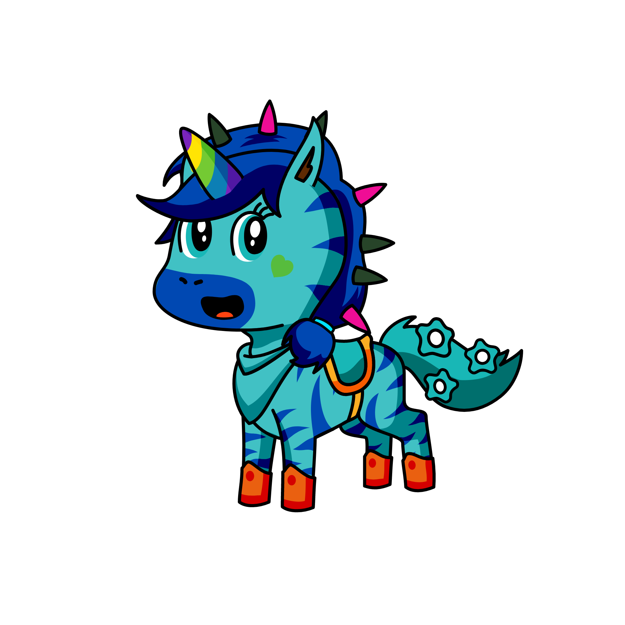 sapedr man, the unicorn